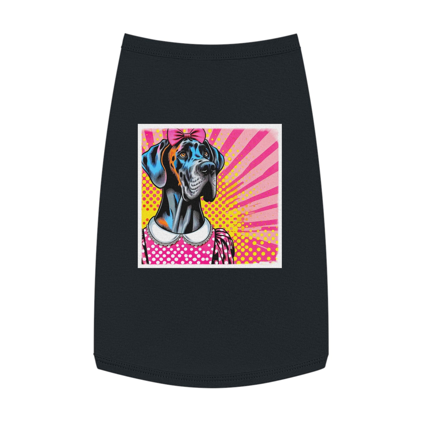 Pet Tank Top Great Dane Pets Printify L Black