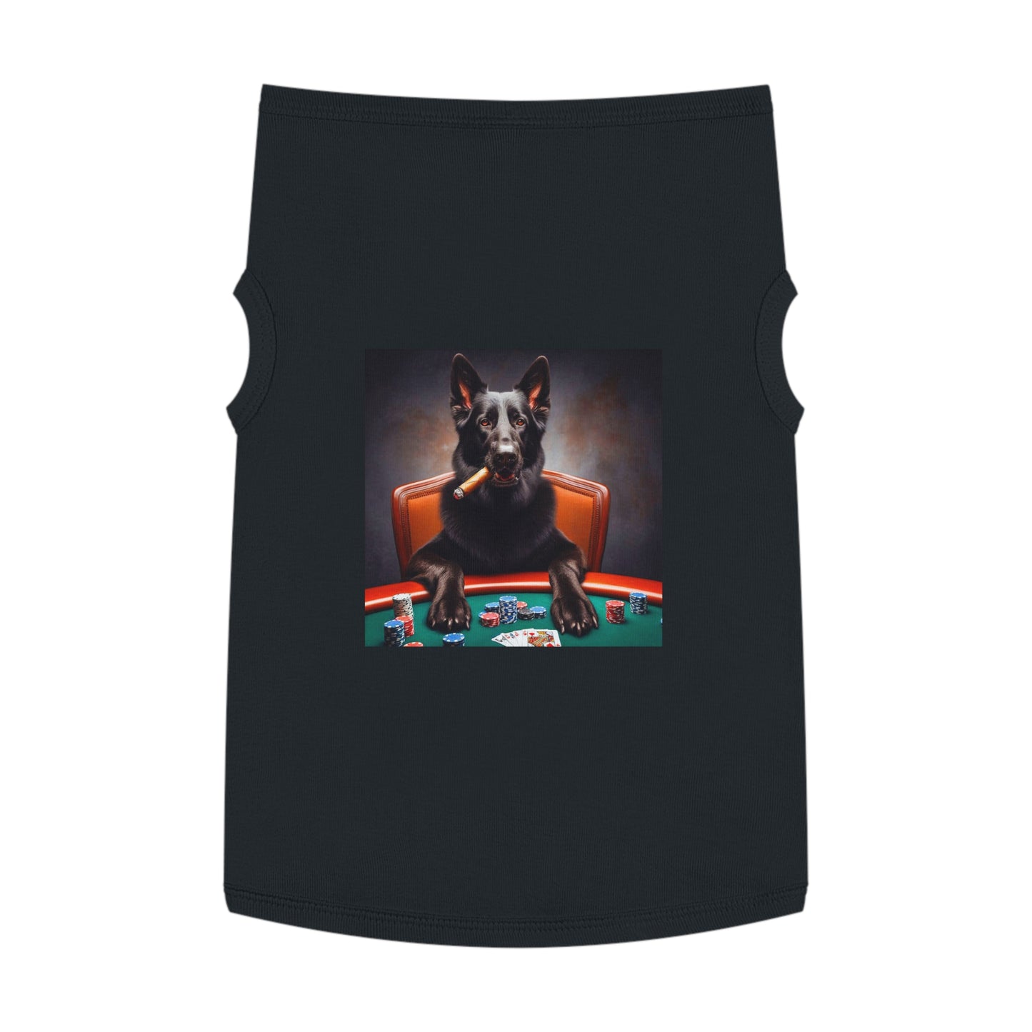 Pet Tank Top German Shepherd Pets Printify XL Black 