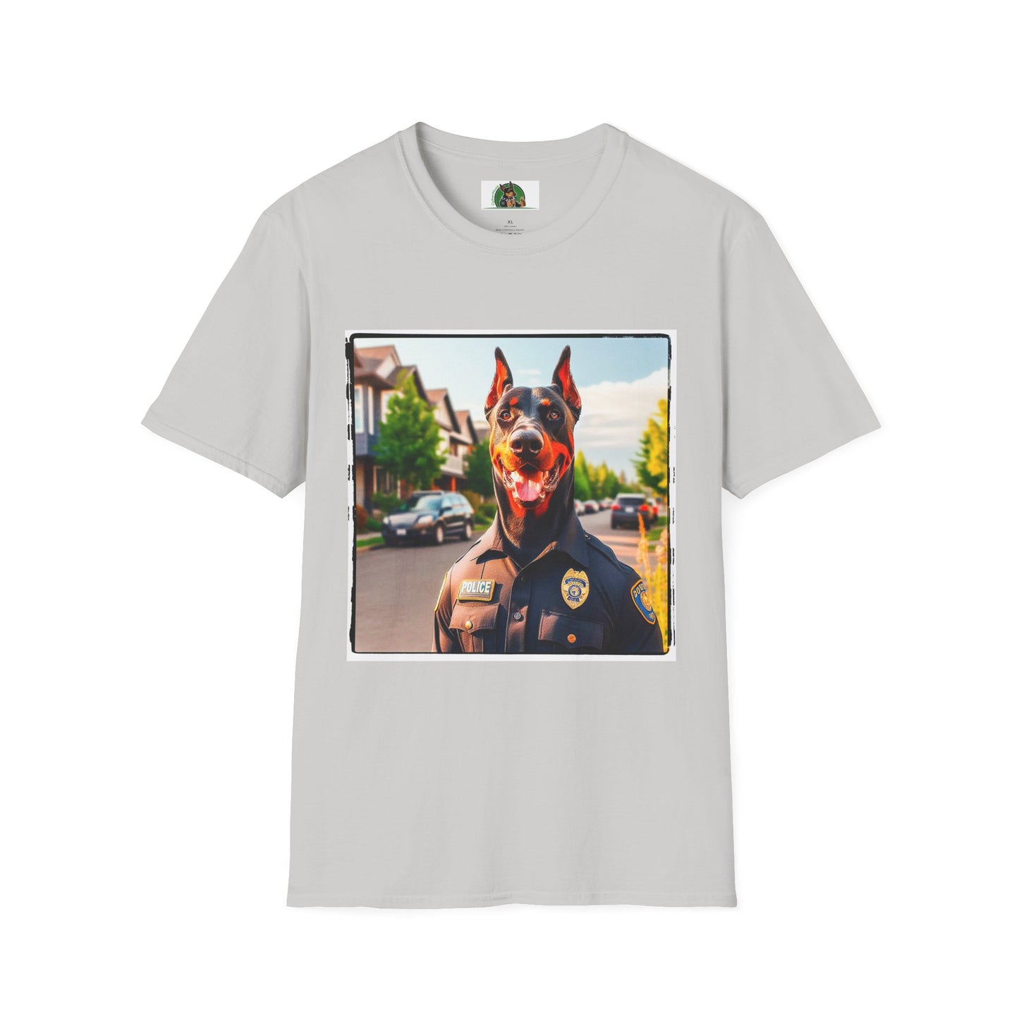 Doberman T-Shirt Printify S Ice Grey 