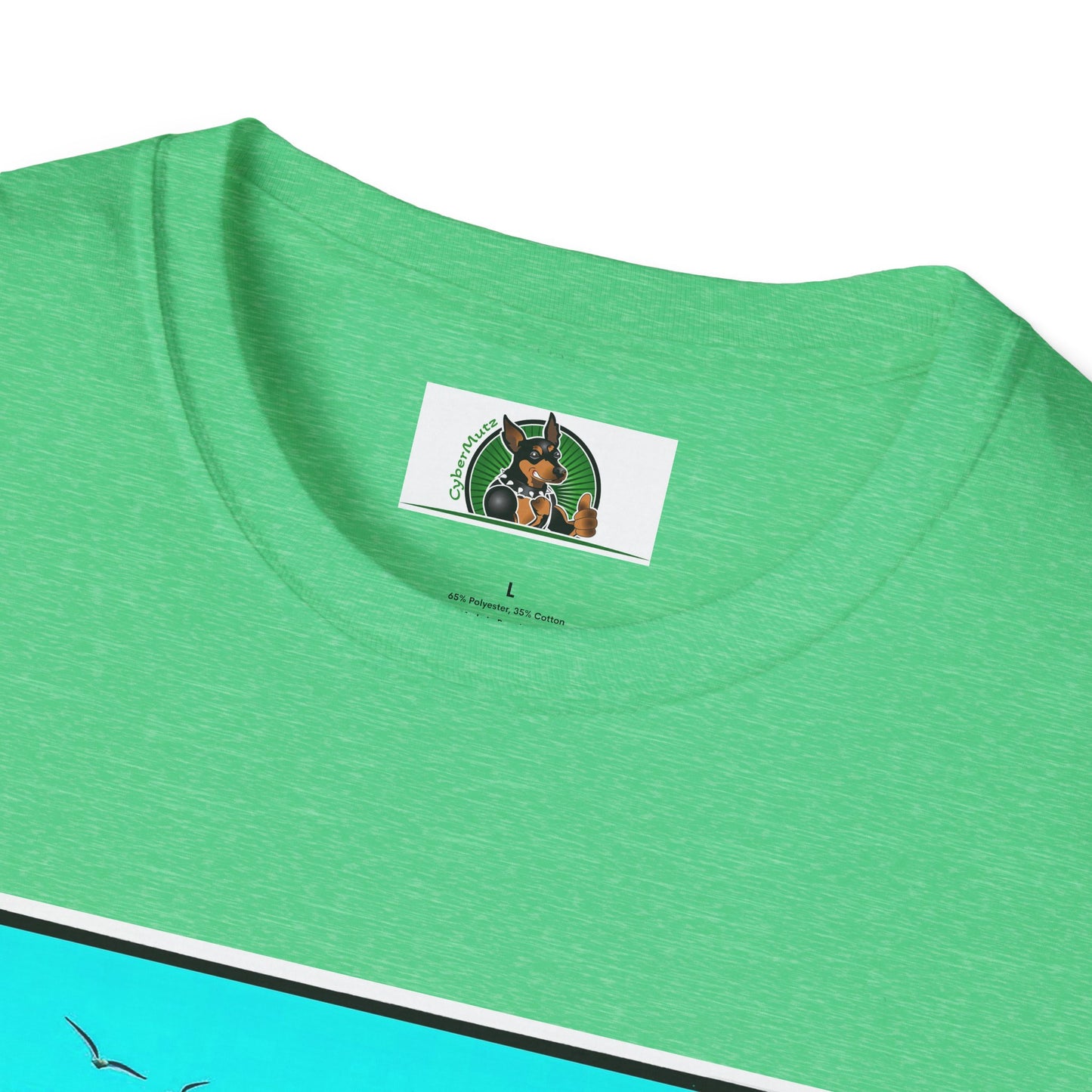 Australian Shepherd Wearing Hawaiian Shirt Surfer Dog T-Shirt Printify