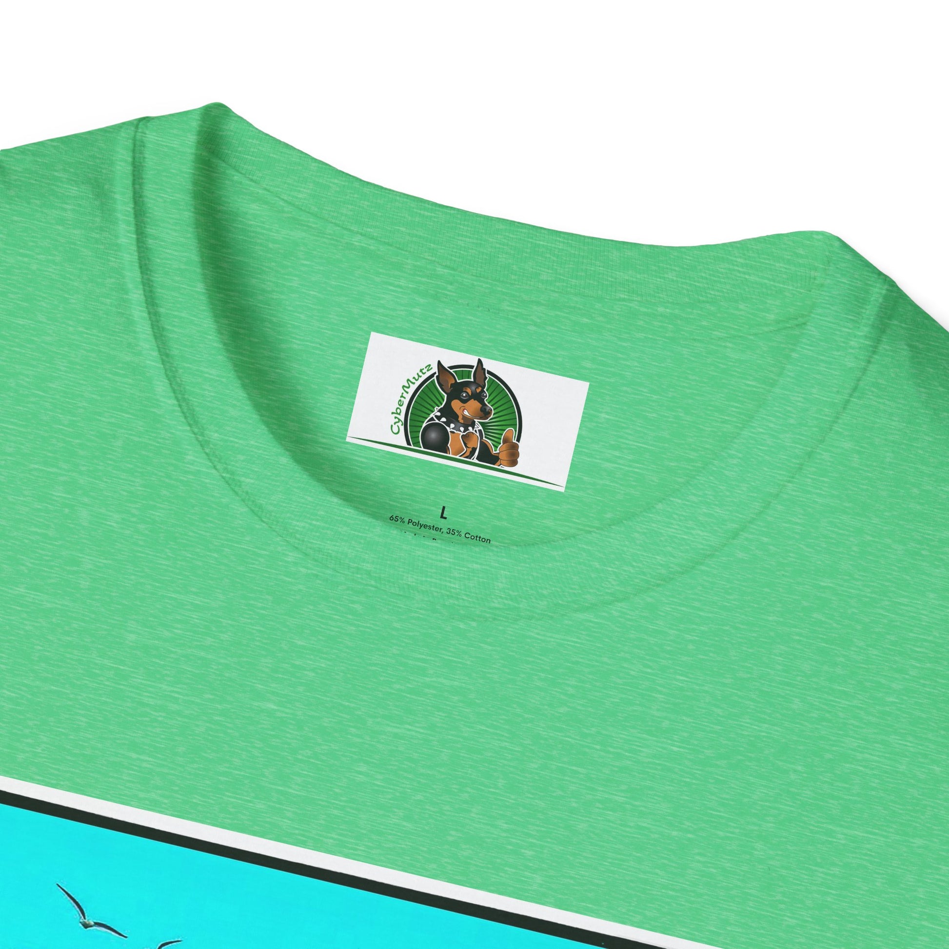 Australian Shepherd Wearing Hawaiian Shirt Surfer Dog T-Shirt Printify