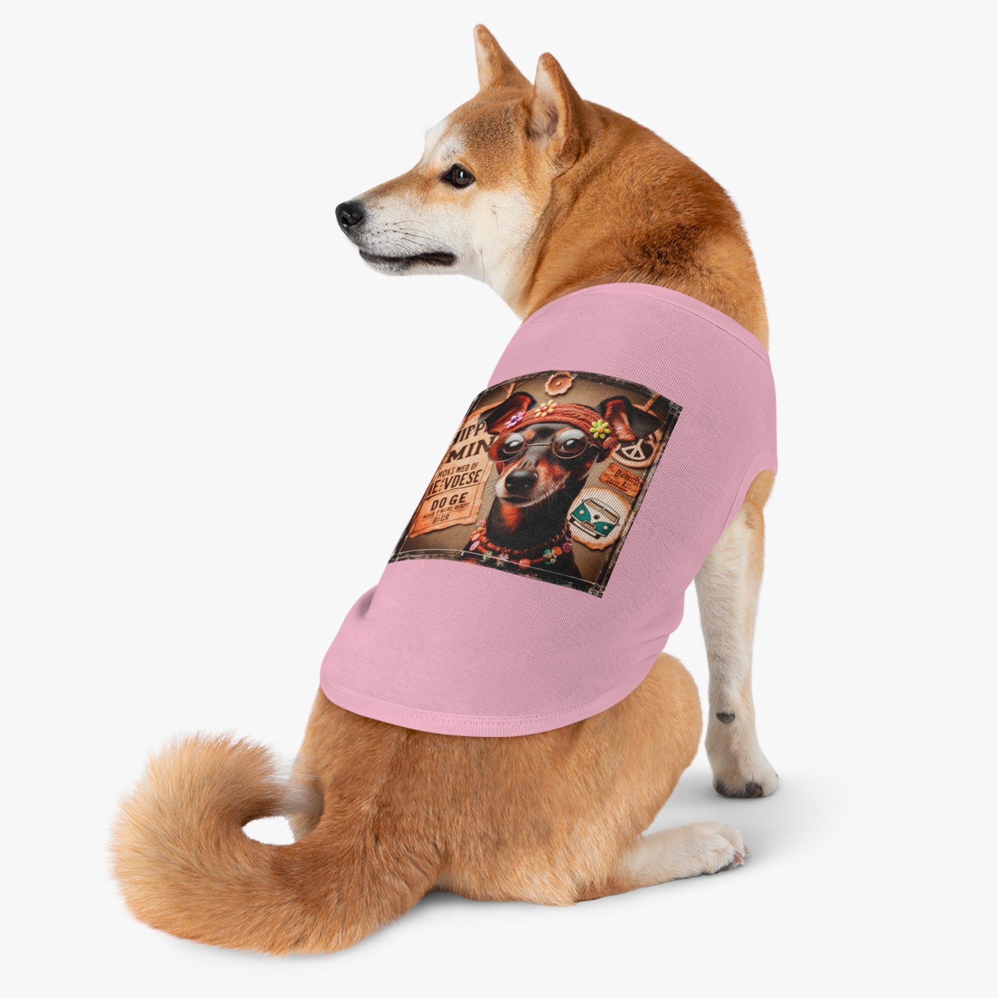 Dog Tank Top - Min Pin Tank Tops Pets Printify   