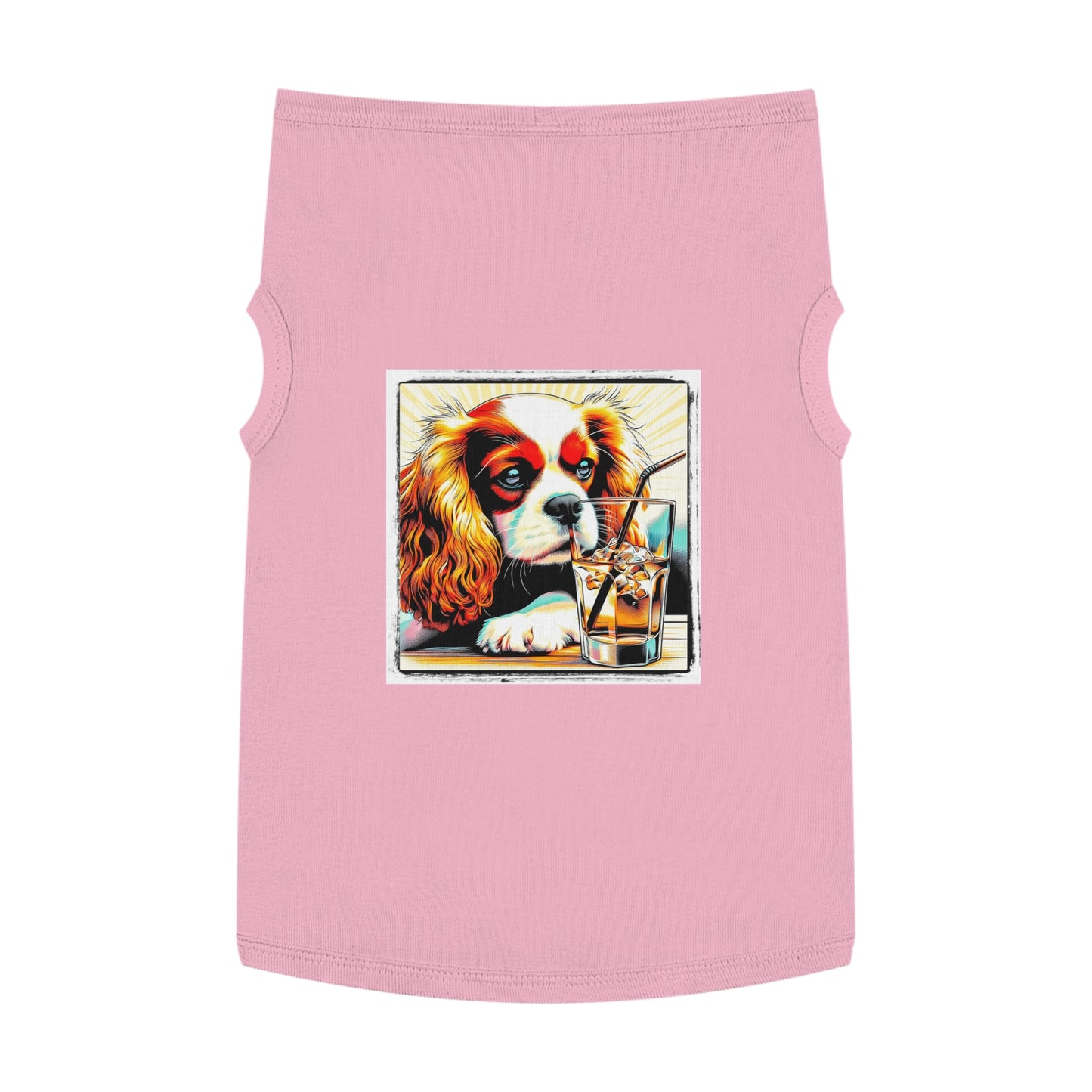 Pet Tank Top Cavalier King Charles Spaniel Pets Printify XL Pink