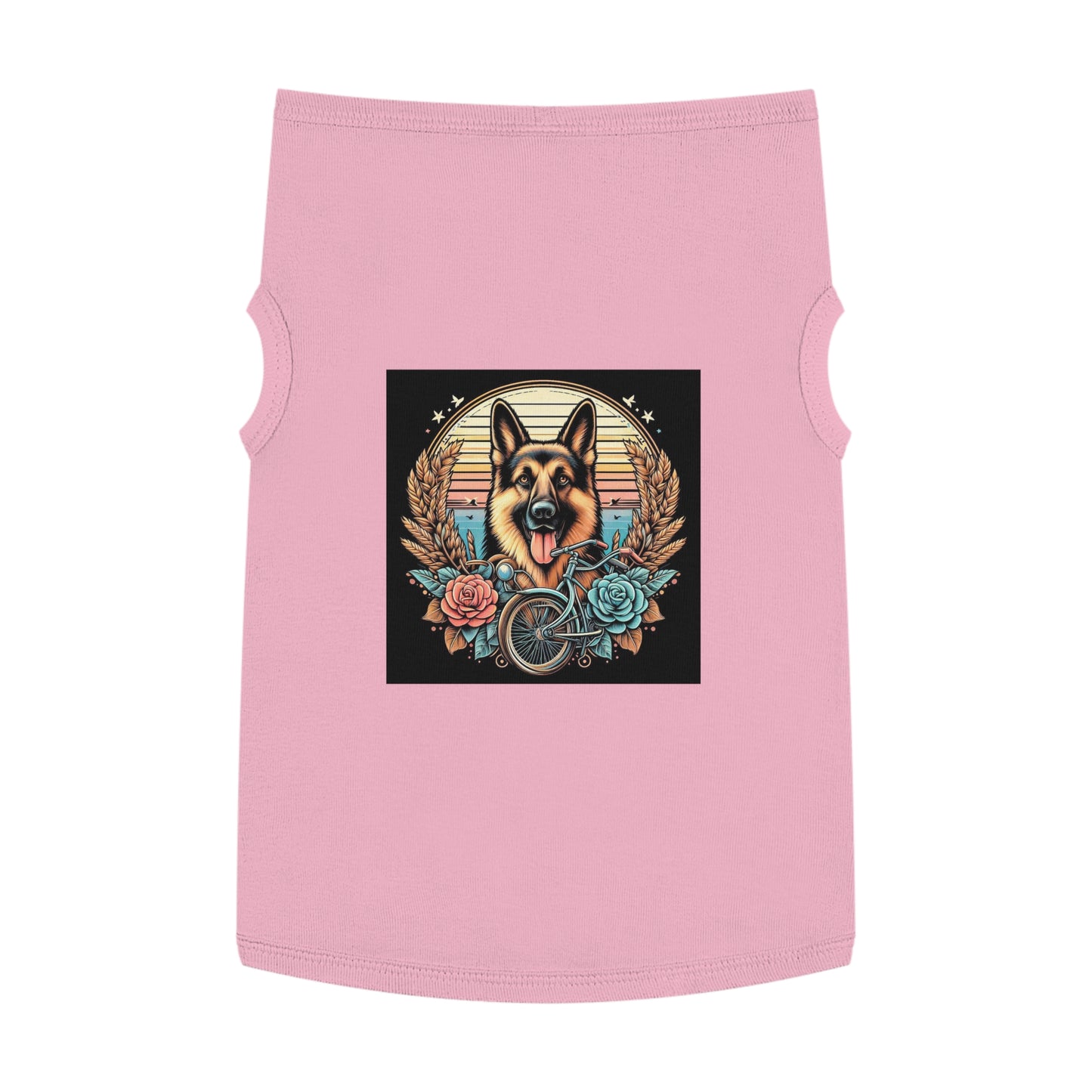 Pet Tank Top German Shepherd Pets Printify XL Pink 