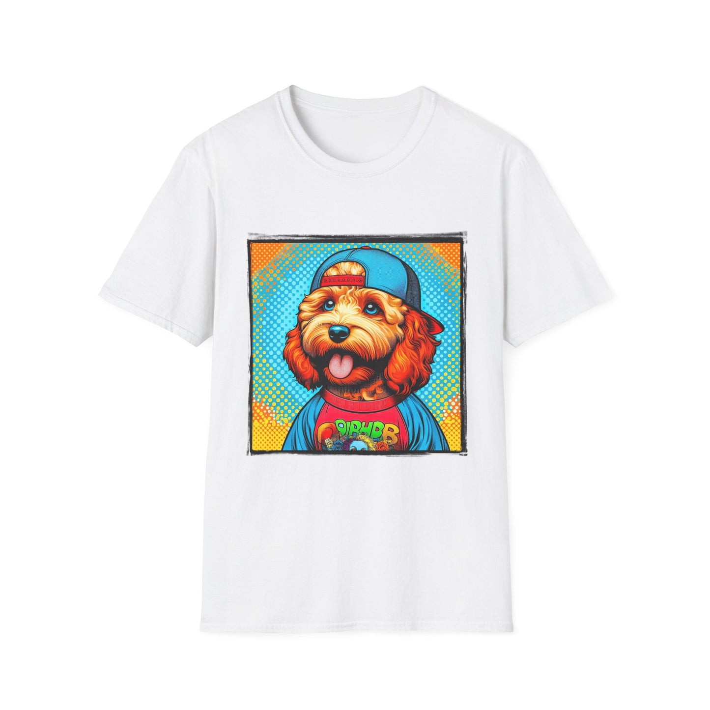 CockerPoo happy smiling t shirt T-Shirt Printify XS White