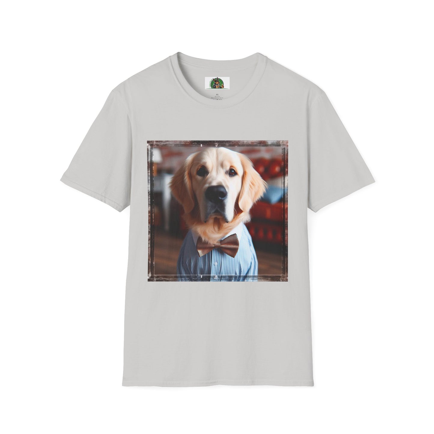 Golden Retriever working dog shirt T-Shirt Printify S Ice Grey