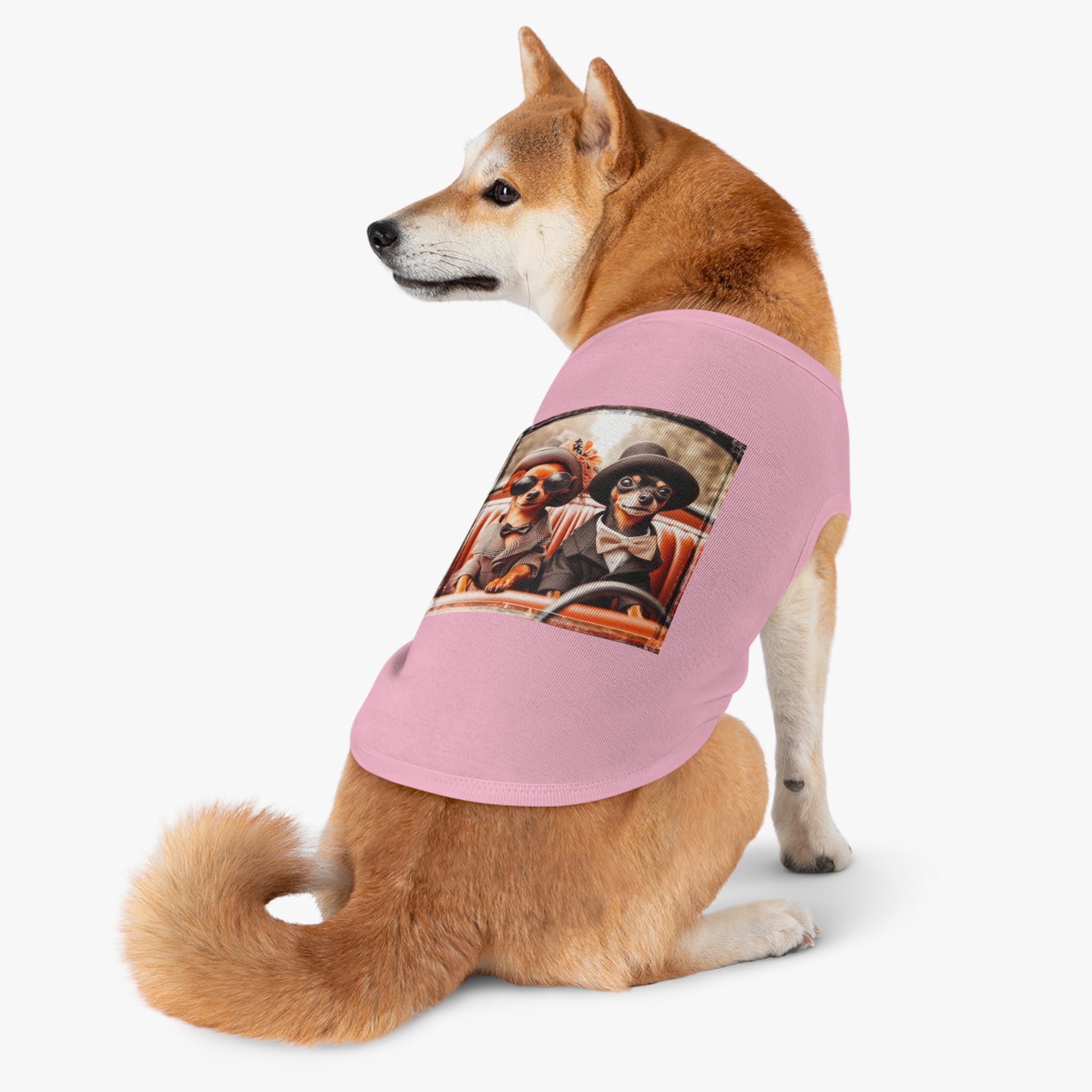 Wacky Dog Tank Top - Min Pin Tank Tops Pets Printify   