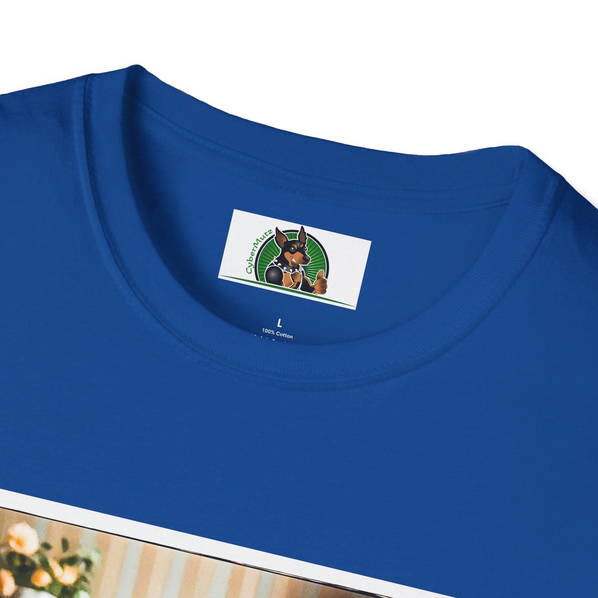 Basset Hound In Bath Robe Sitting On Couch T-Shirt Printify