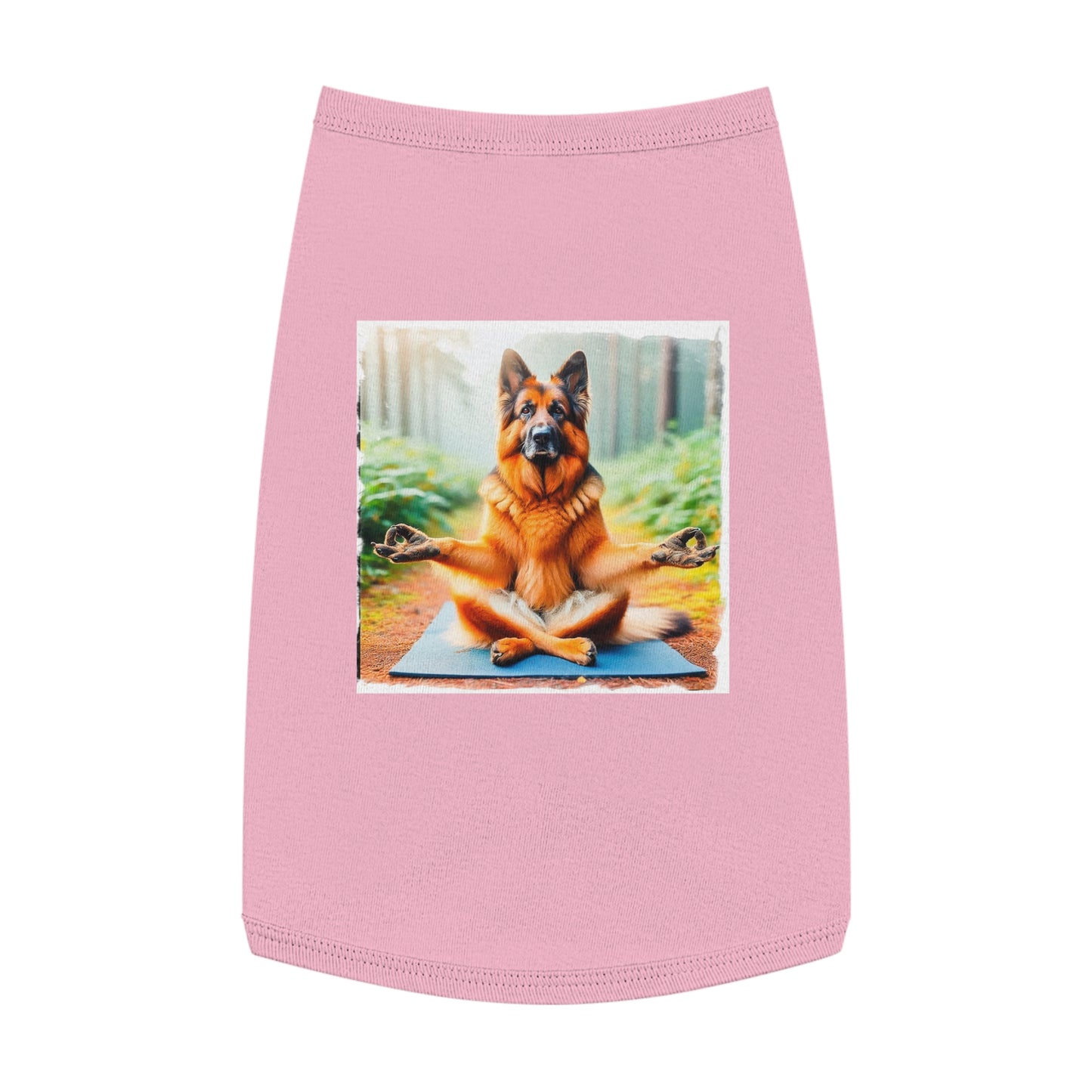 Pet Tank Top German Shepherd Pets Printify L Pink