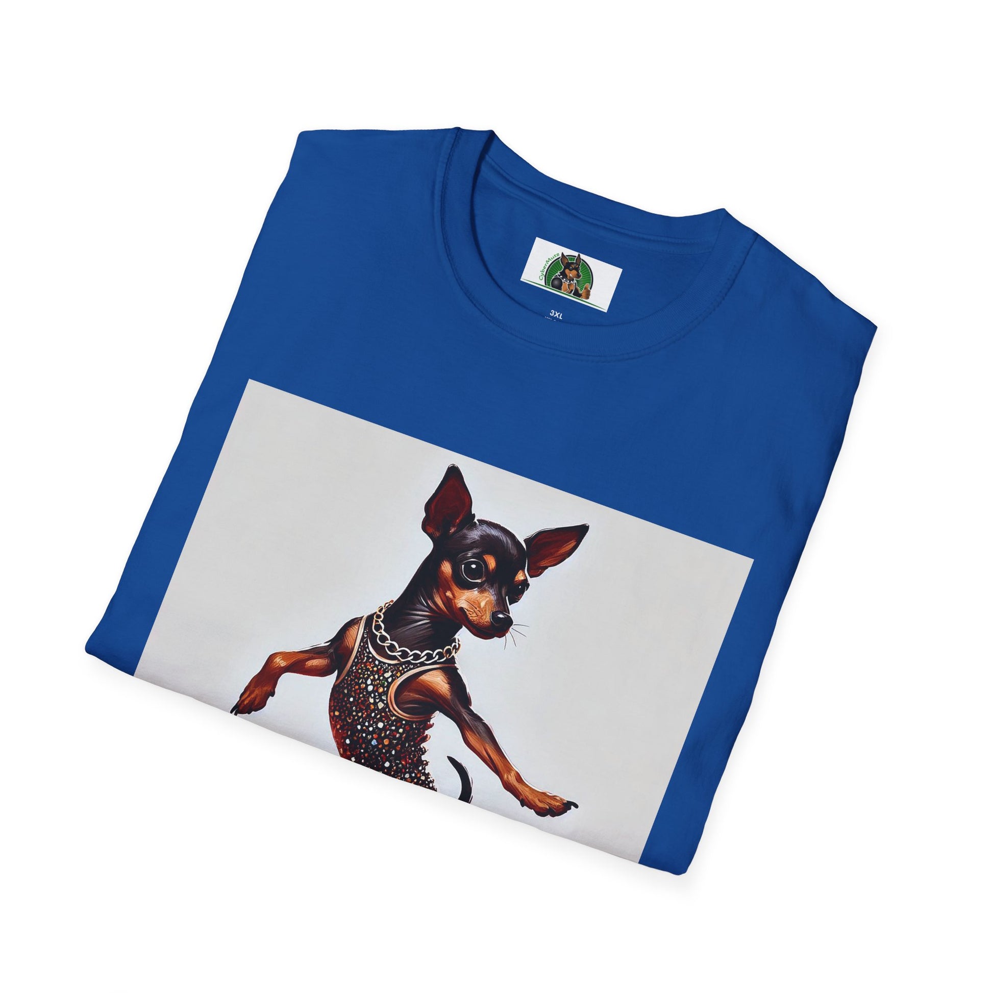 Dancing Min Pin T-Shirt T-Shirt Printify