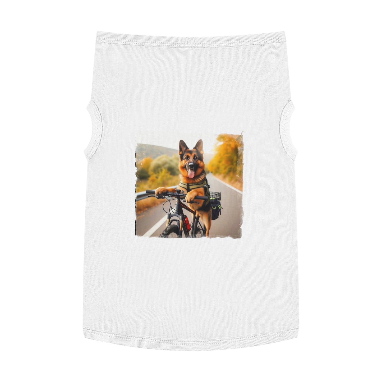 Pet Tank Top German Shepherd Pets Printify XL White 