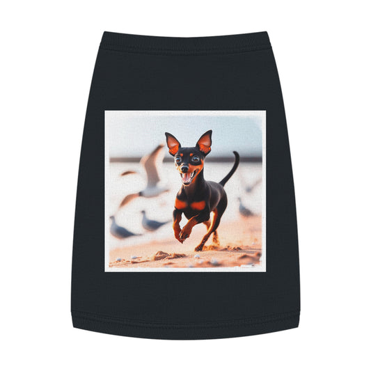 Dog Tank Top - Min Pin Tank Tops Pets Printify   