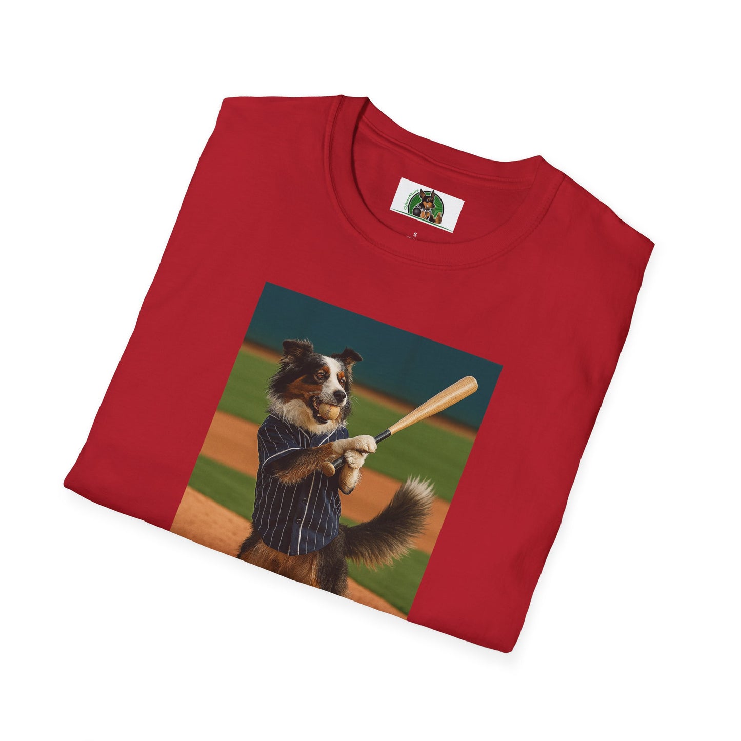 Sports Baseball Australian Shepherd Unisex T-Shirt