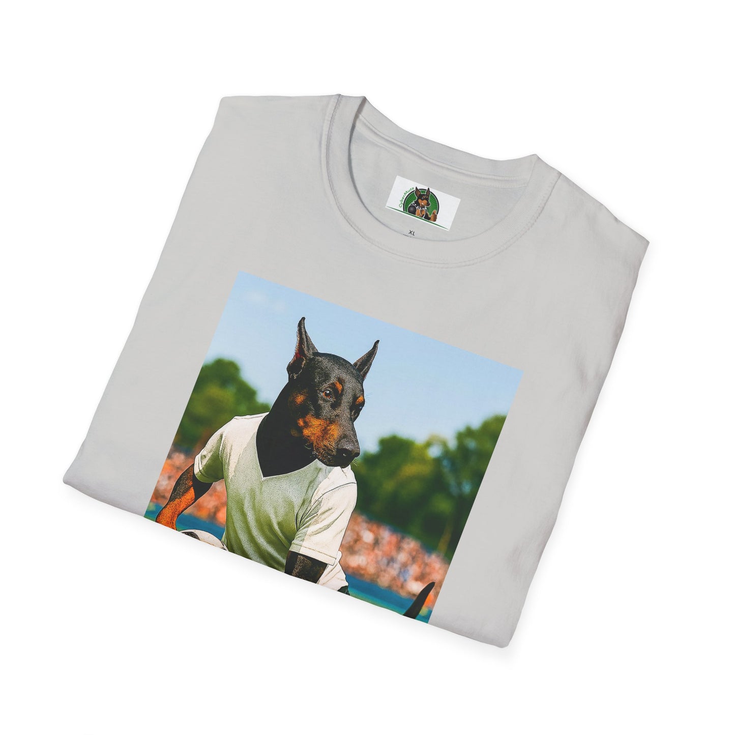 Soccer Doberman Sports T-Shirt