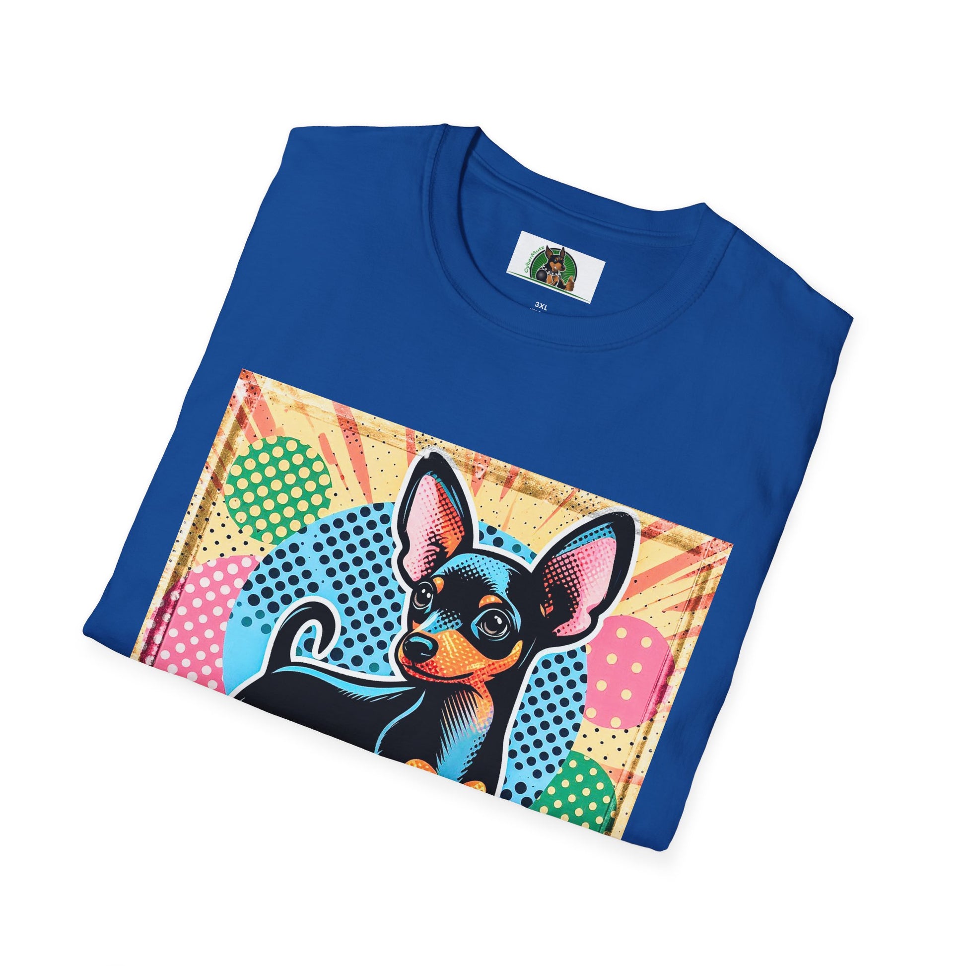Min Pin T-Shirt cute puppy T-Shirt Printify