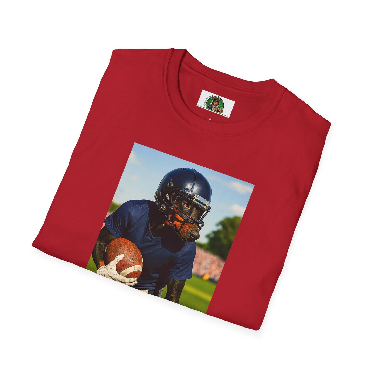 Football Doberman Sports T-Shirt