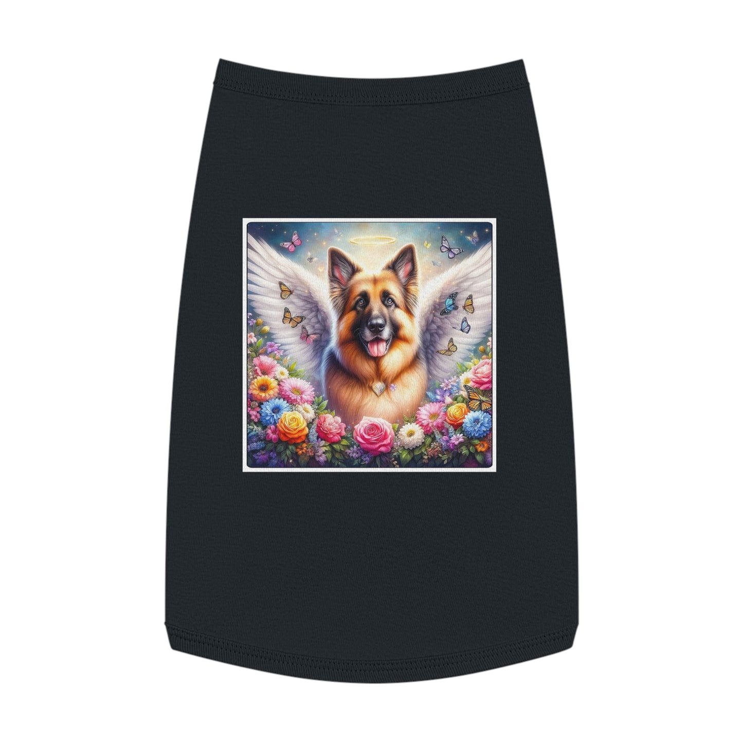 Pet Tank Top German Shepherd Pets Printify L Black