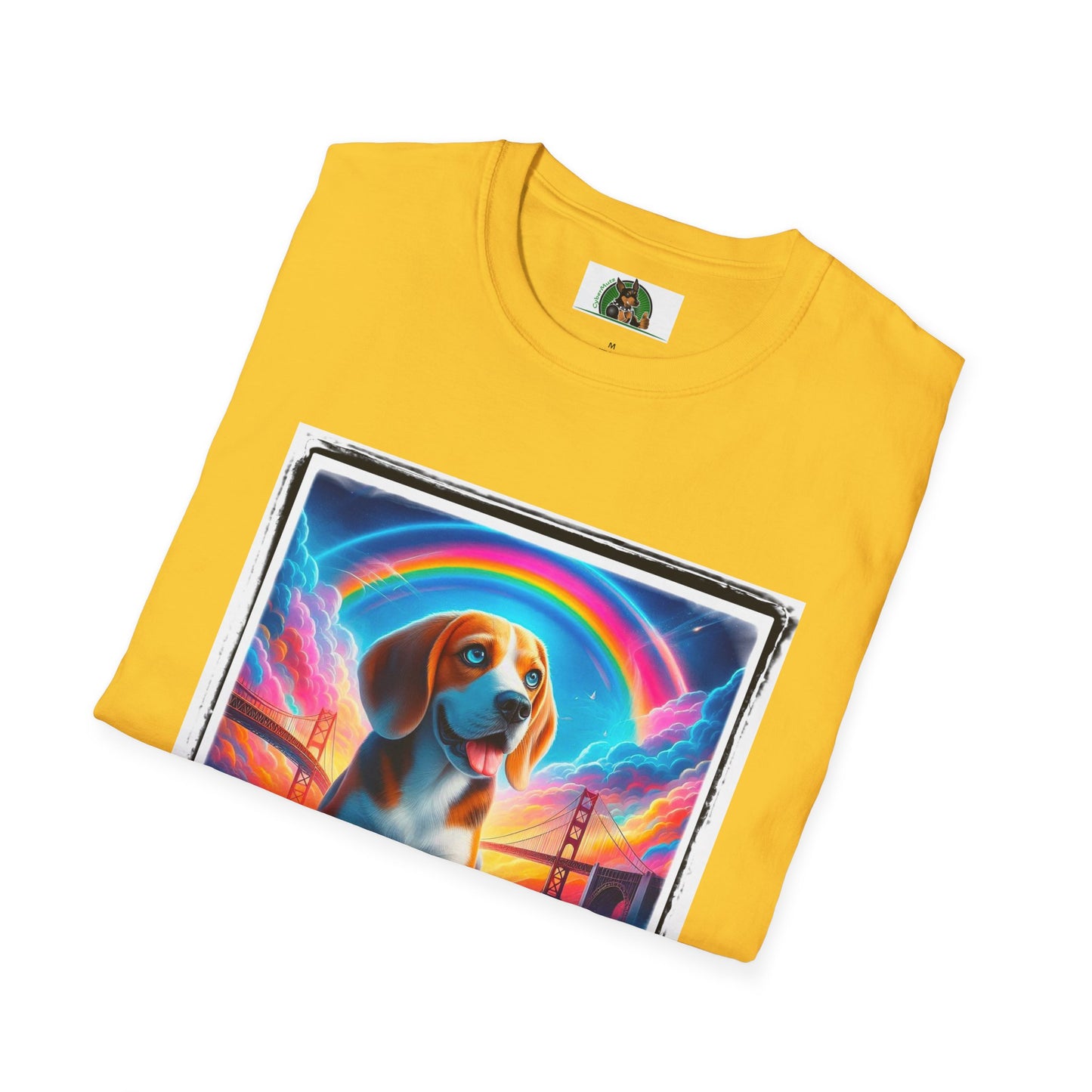 Beagle Rainbow Bridge T-Shirt Printify   