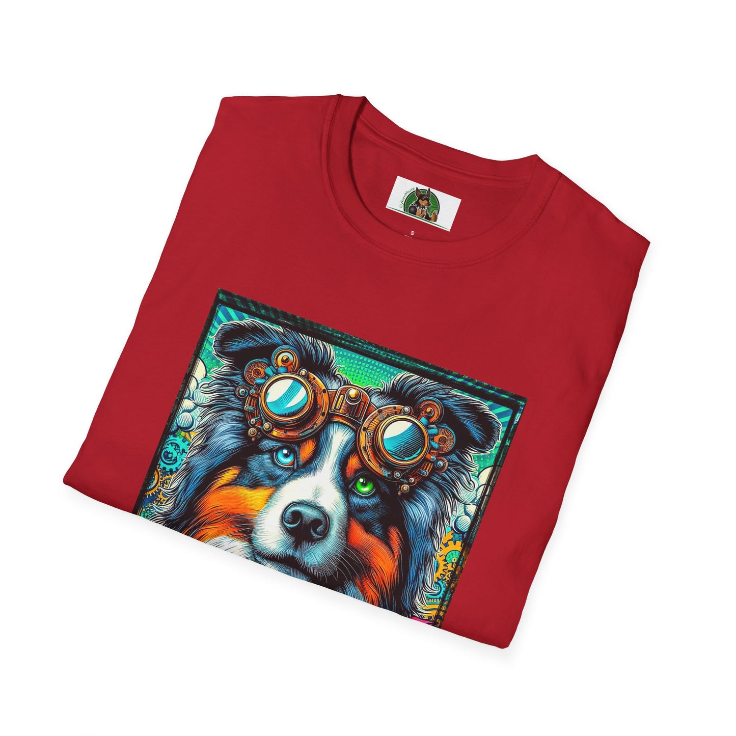 Australian Shepherd Bright Steampunk Dog