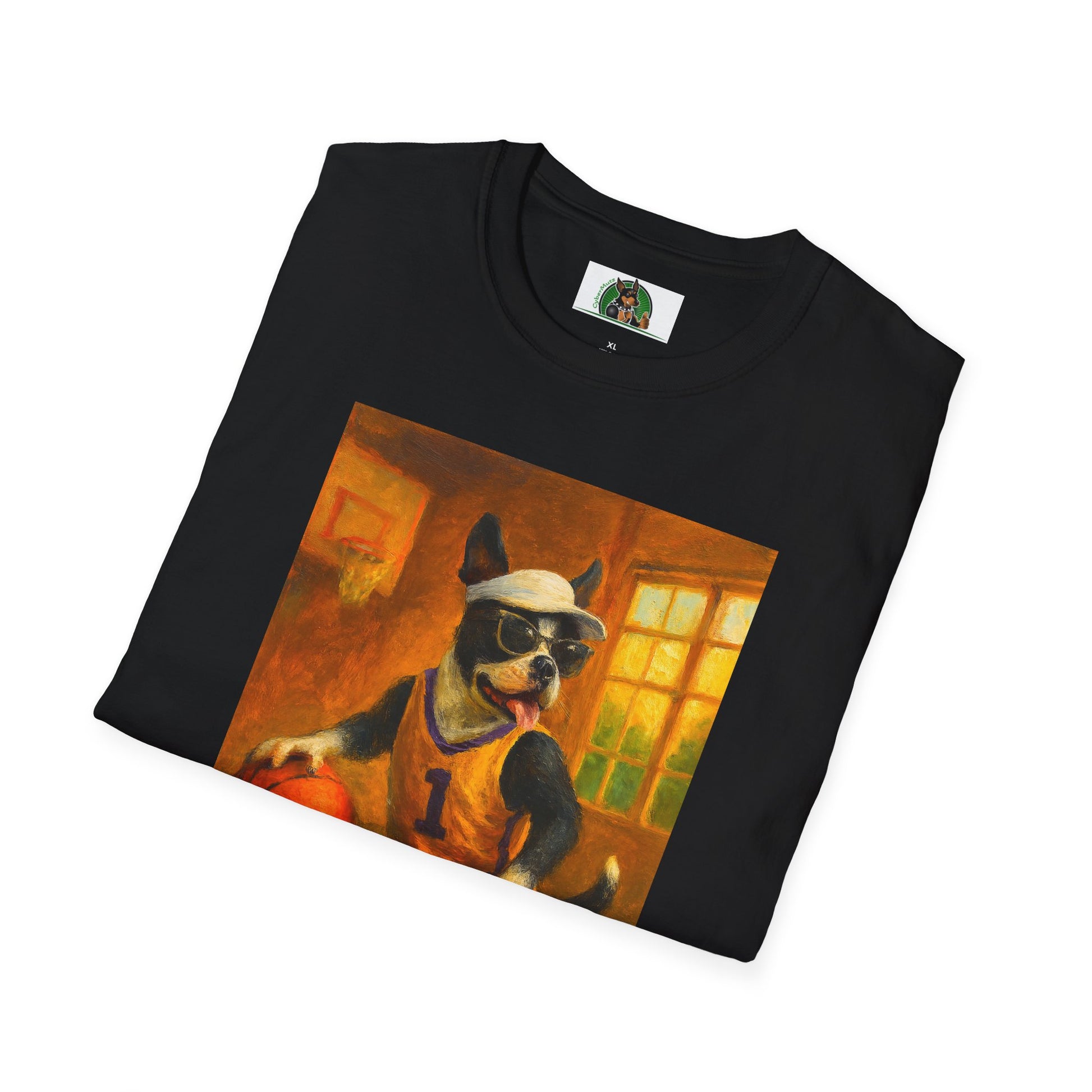 Sports Beagle Basketball T-Shirt T-Shirt Printify