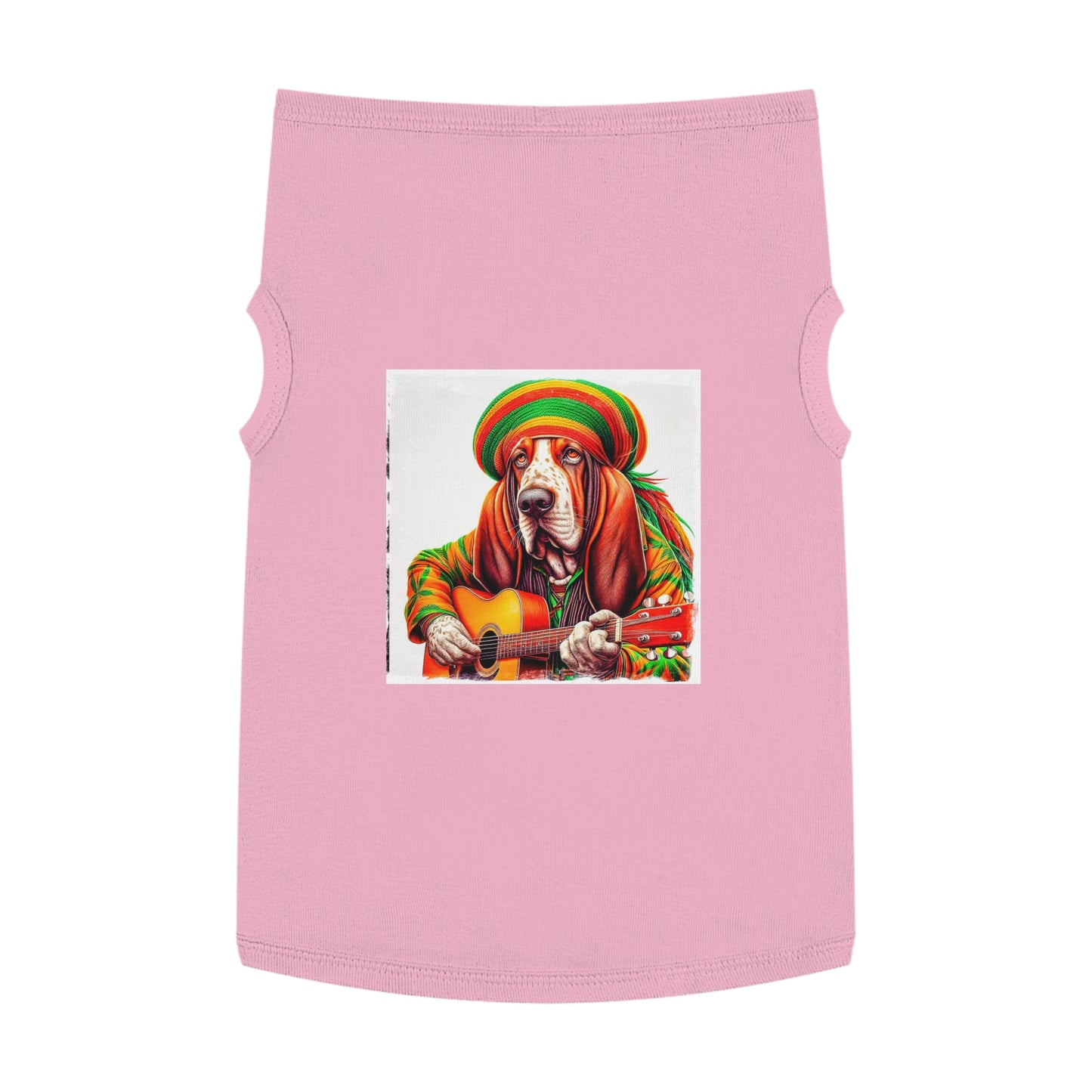 Pet Tank Top Basset Hound Pets Printify XL Pink