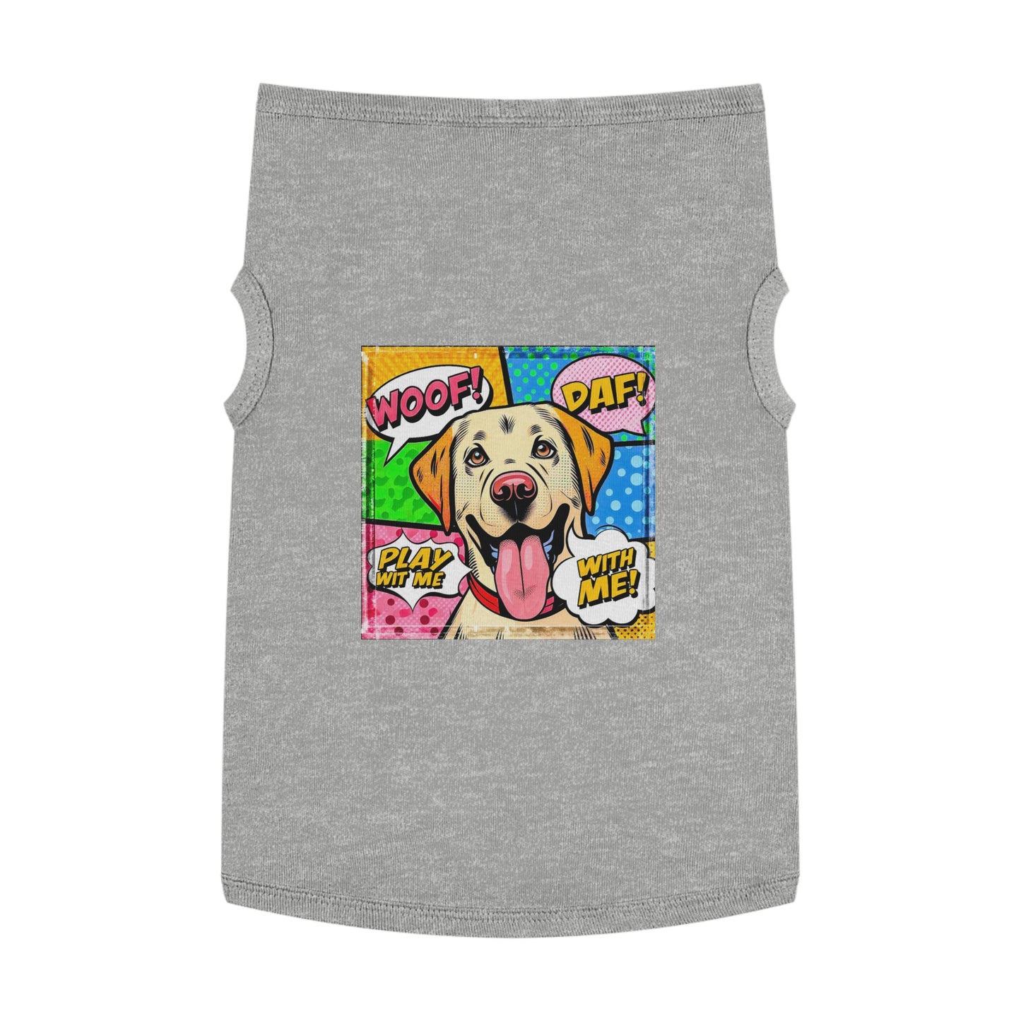 Wacky Pet Tank Top Labrador Retriever Pets Printify XL Heather 