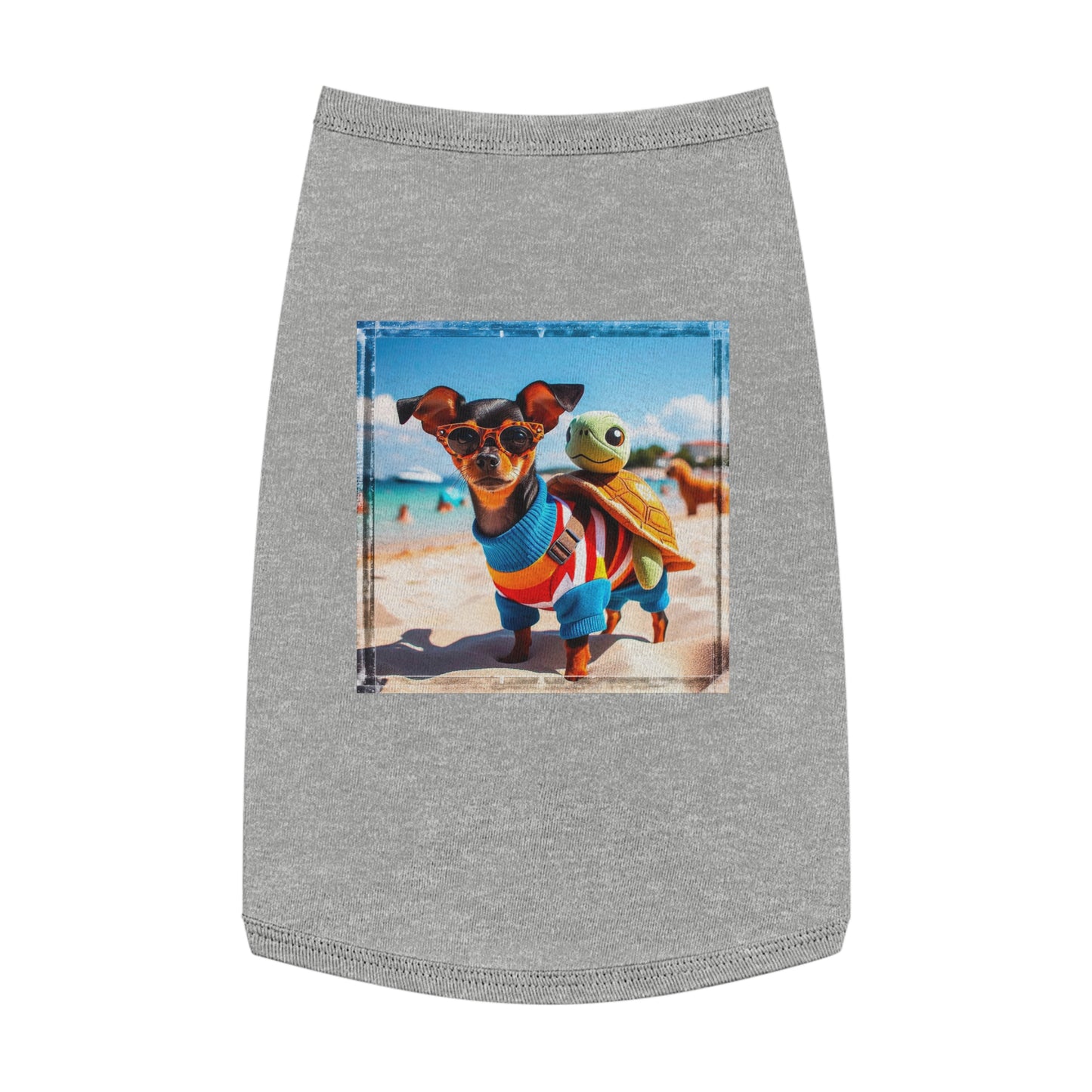 Dog Tank Top - Min Pin Tank Tops Pets Printify   