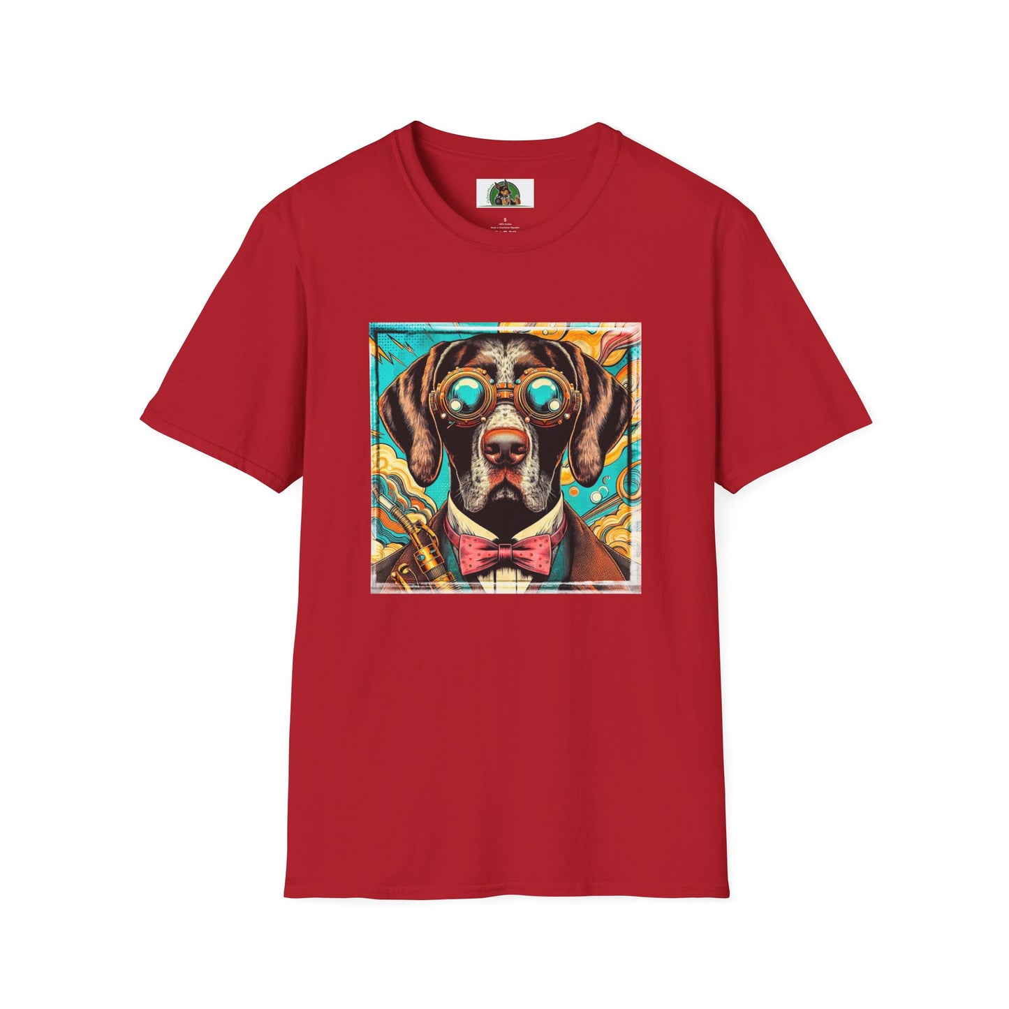 German Shorthaired Pointer T-Shirt Printify S Cherry Red 