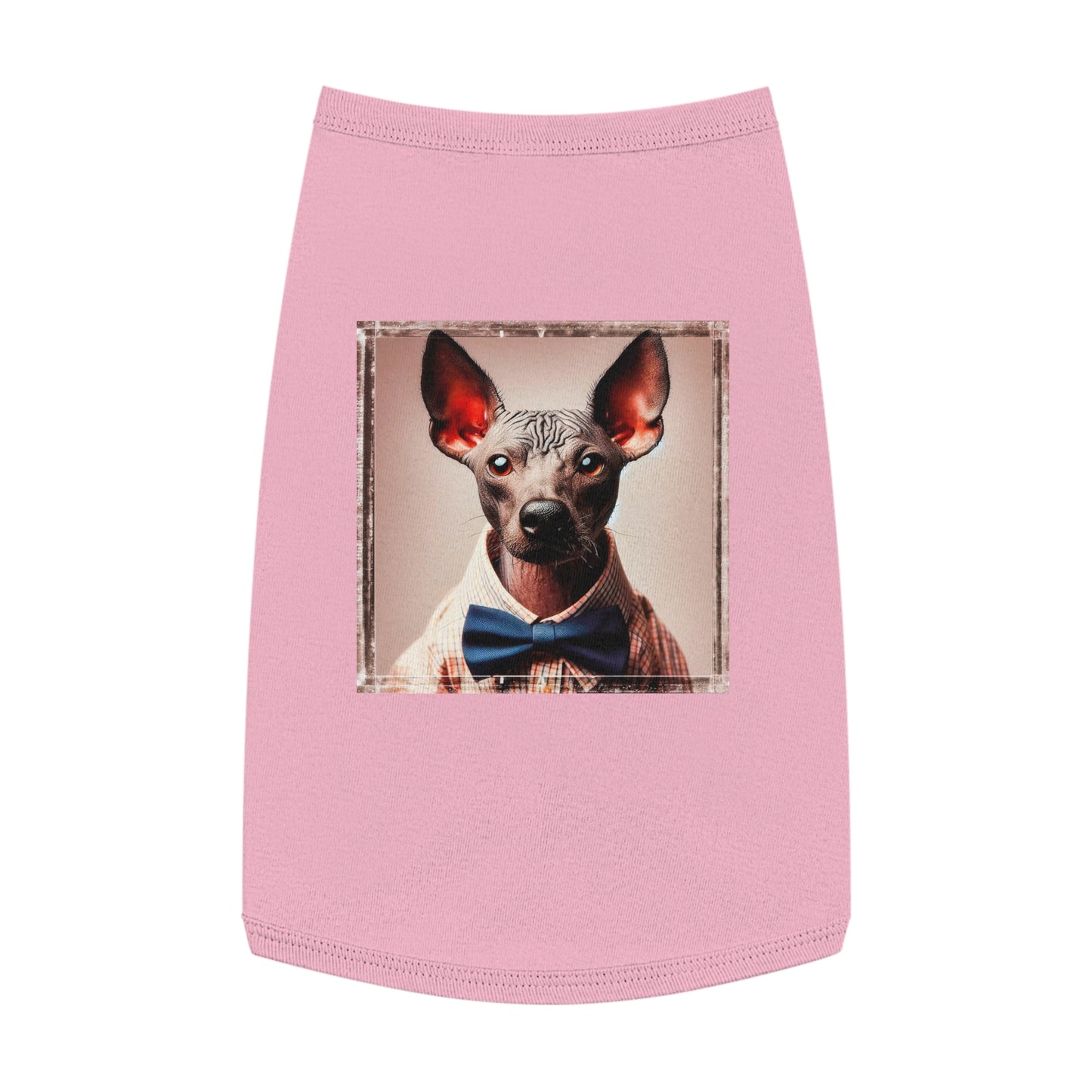 Pet Tank Top Mexican Hairless Pets Printify L Pink