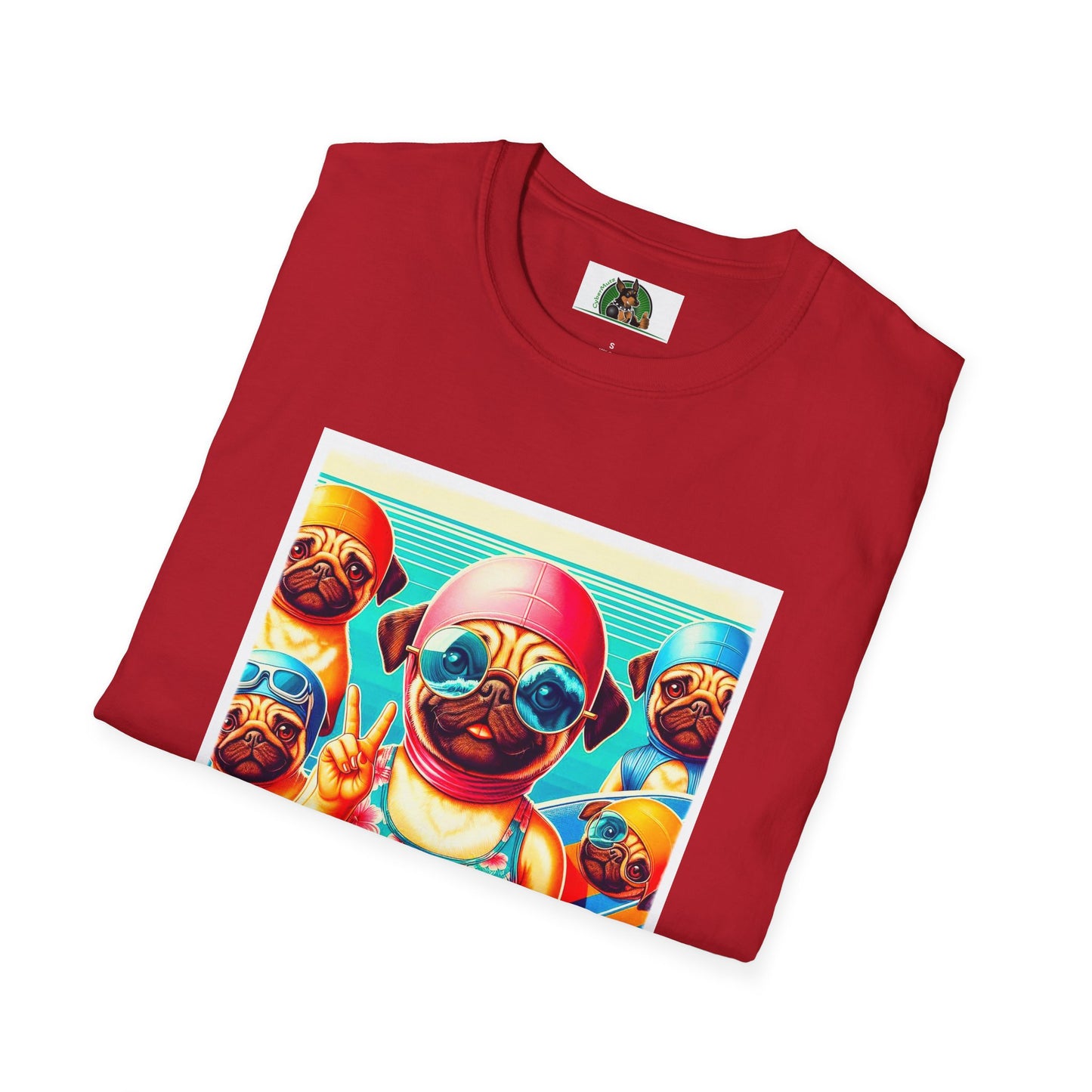 Pugs T-Shirt Printify   