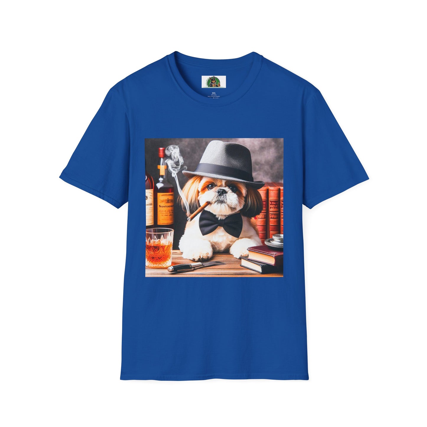 Shih Tzu cigars shirt T-Shirt Printify XS Royal