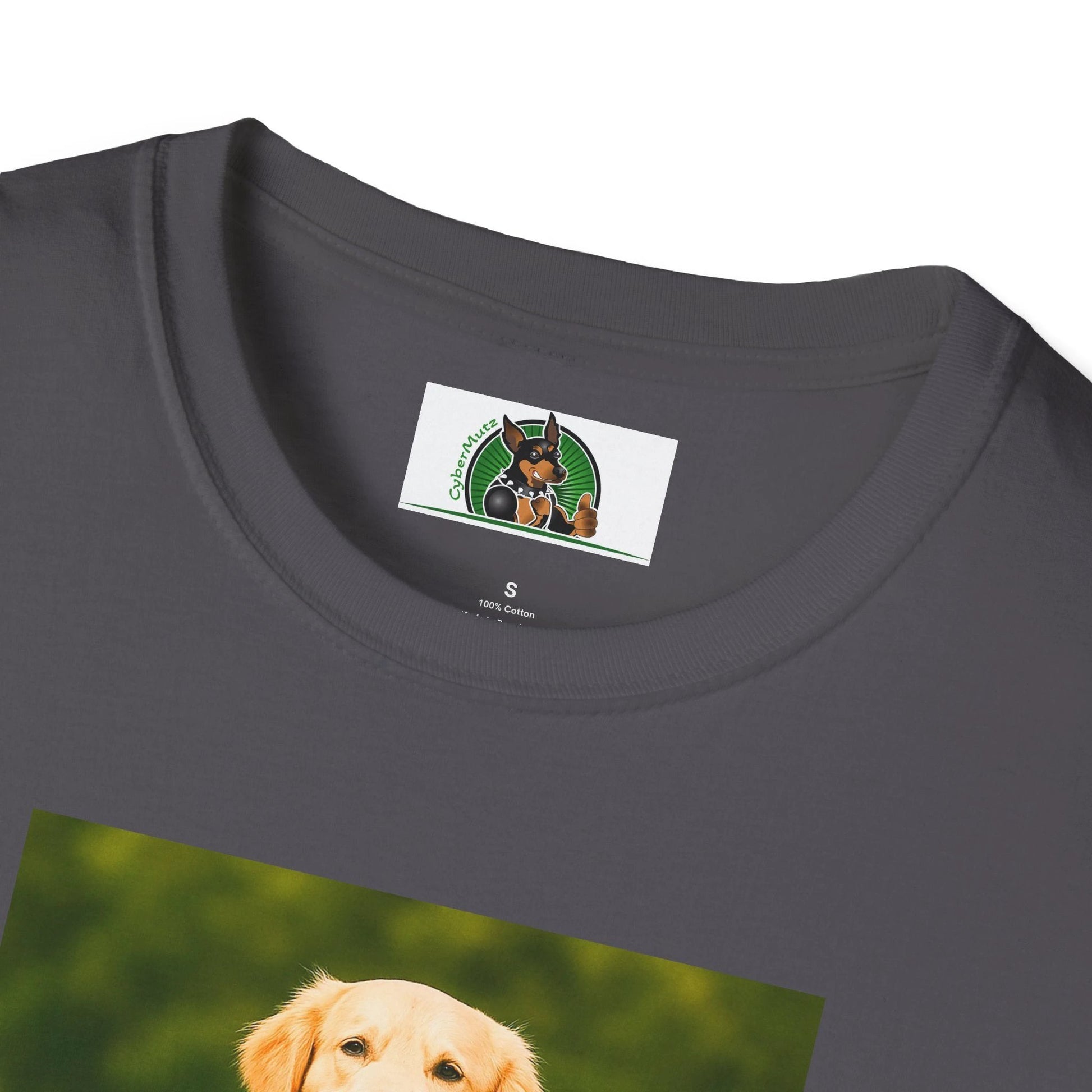 Golden Retriever Playing Soccer T-Shirt — Dog Soccer Tee Sports T-Shirt Printify