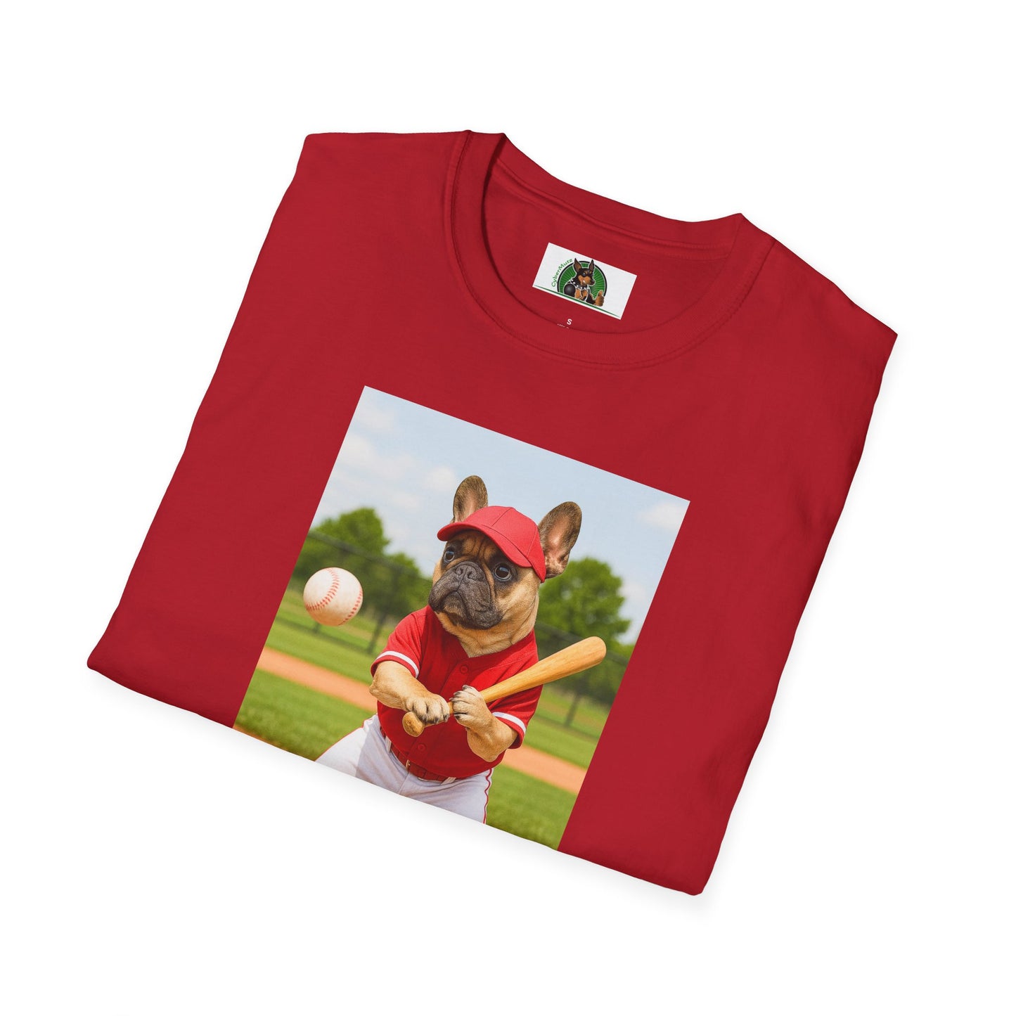 Sports Baseball French Bulldog T-Shirt