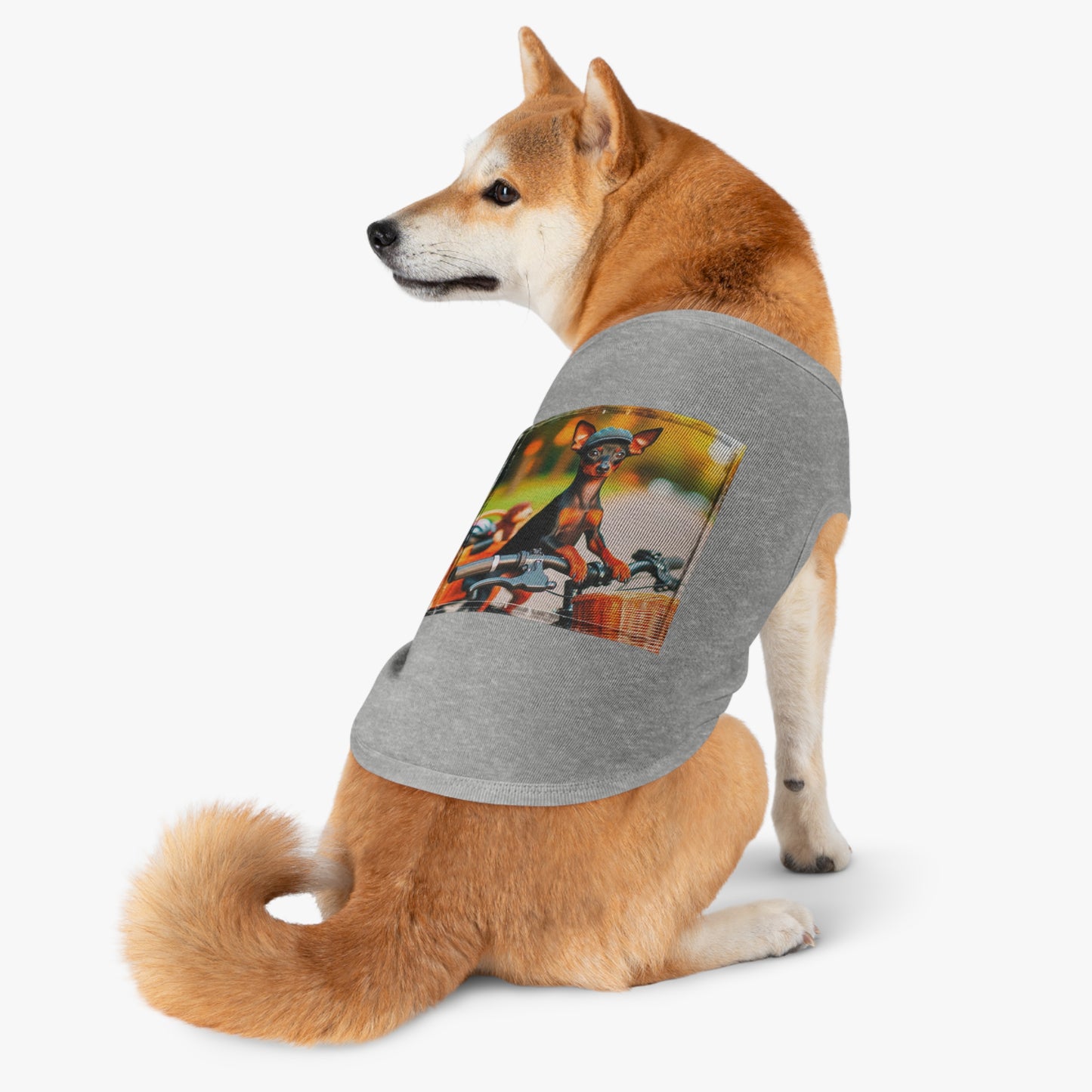 Dog Tank Top - Min Pin Tank Tops Pets Printify   