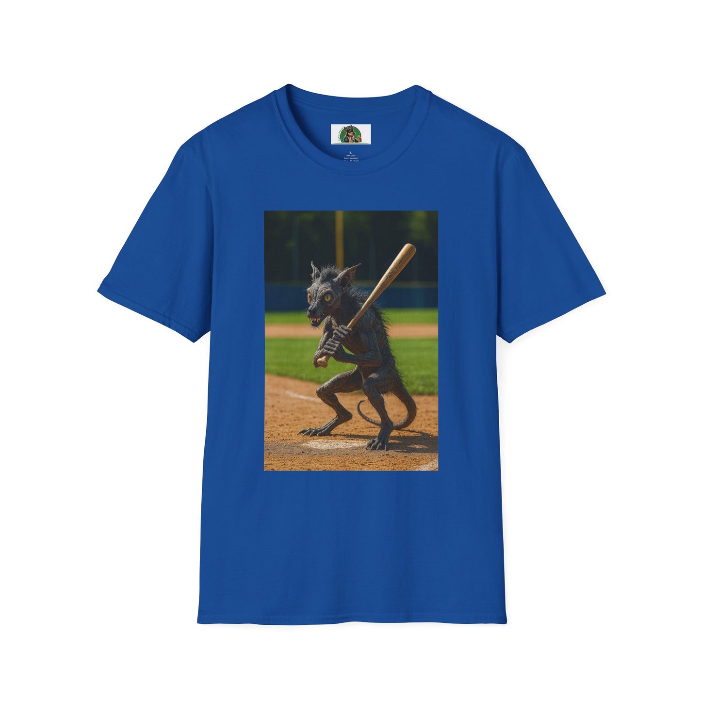 Sports Chupacabra Baseball Tee T-Shirt Printify Royal XS
