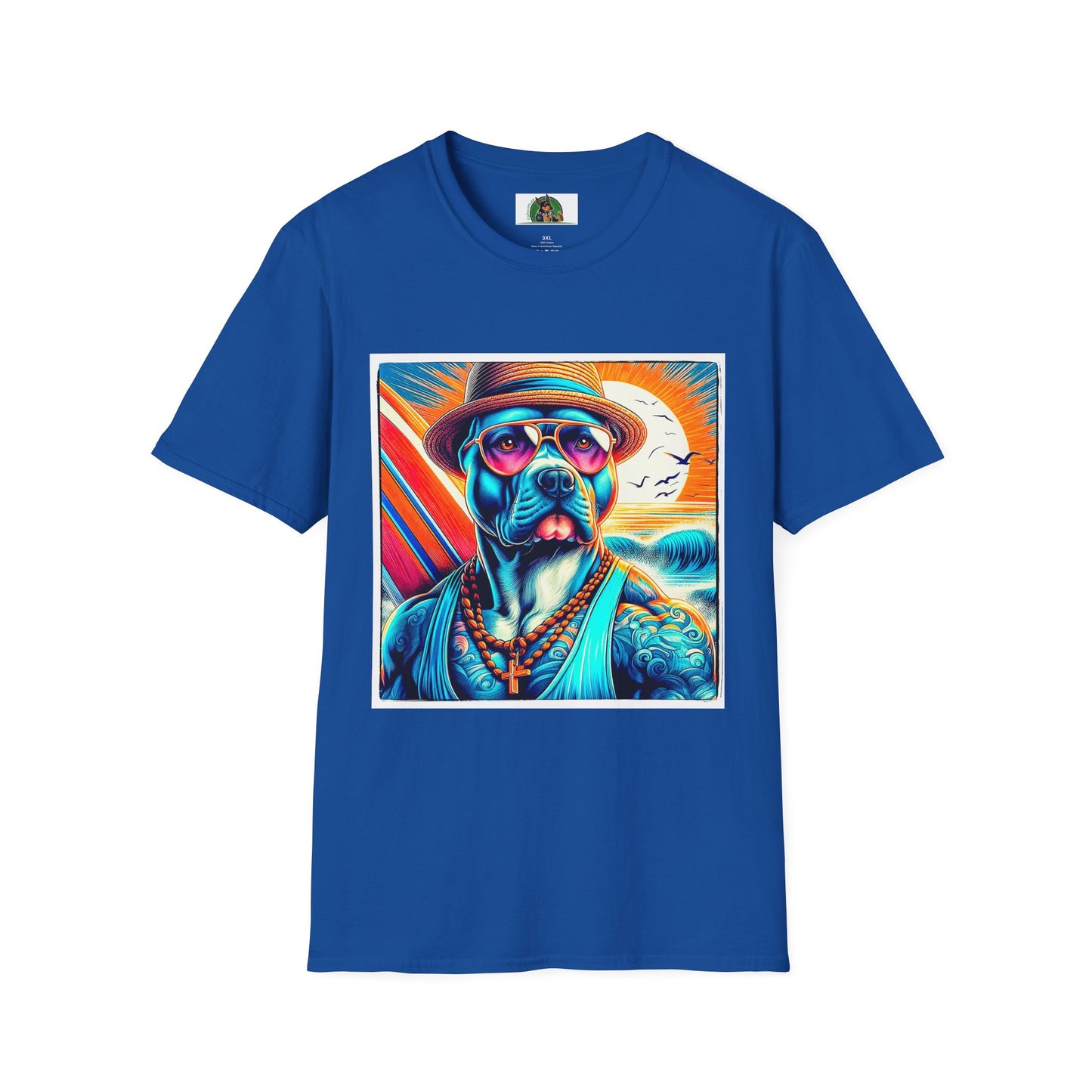 Pit Bull T-Shirt Printify XS Royal