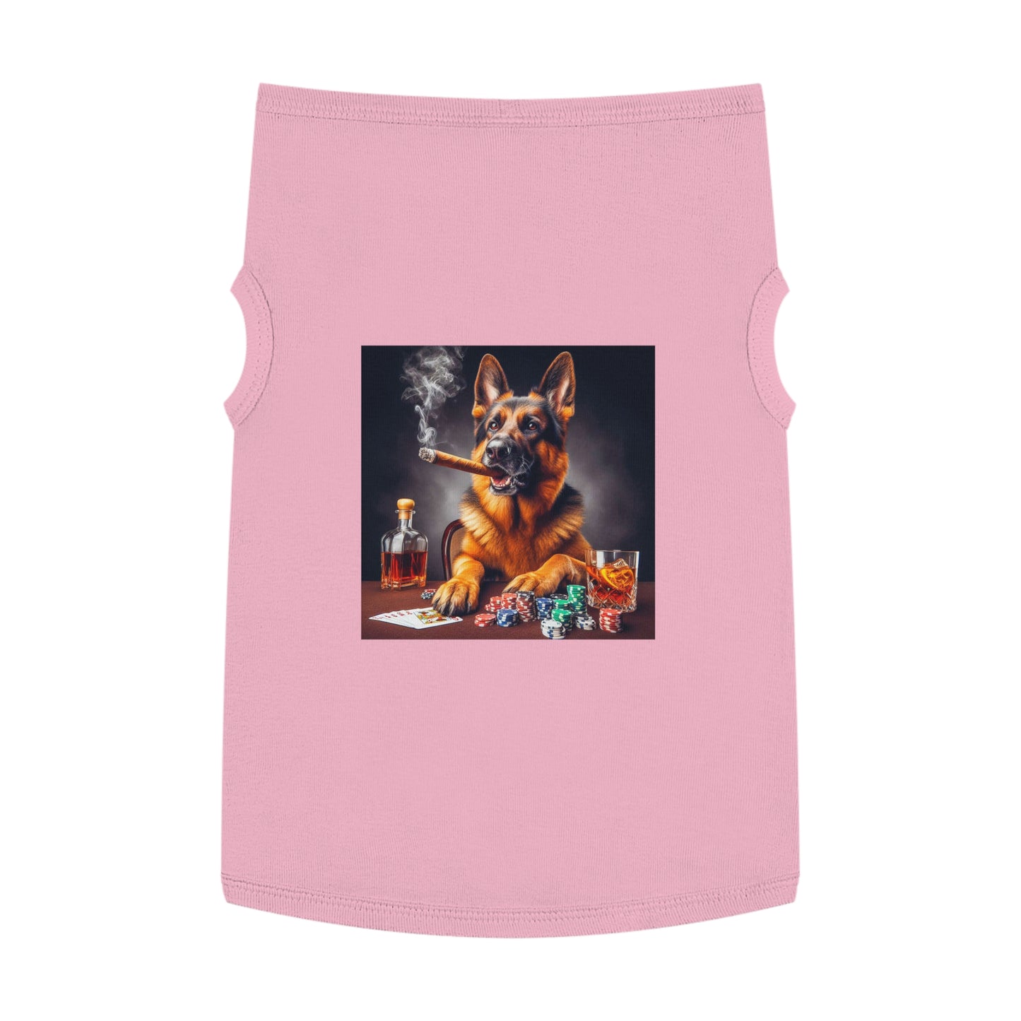 Pet Tank Top German Shepherd Pets Printify XL Pink 