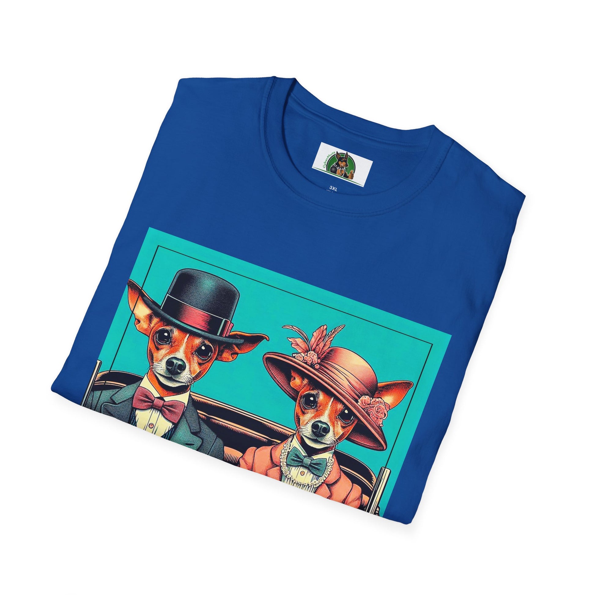 Wacky Min Pin T-Shirt 30s couple T-Shirt Printify