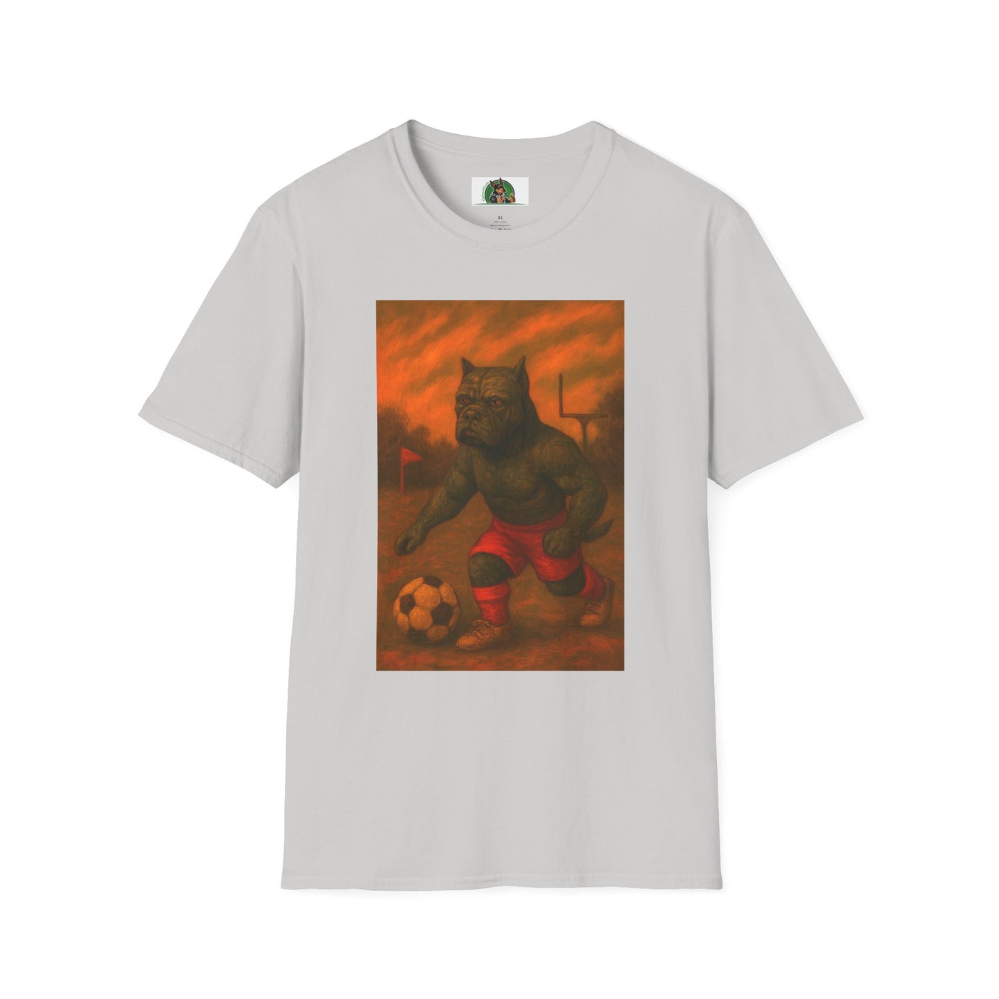 Sports Soccer Cane Corso Unisex T-Shirt T-Shirt Printify Ice Grey S