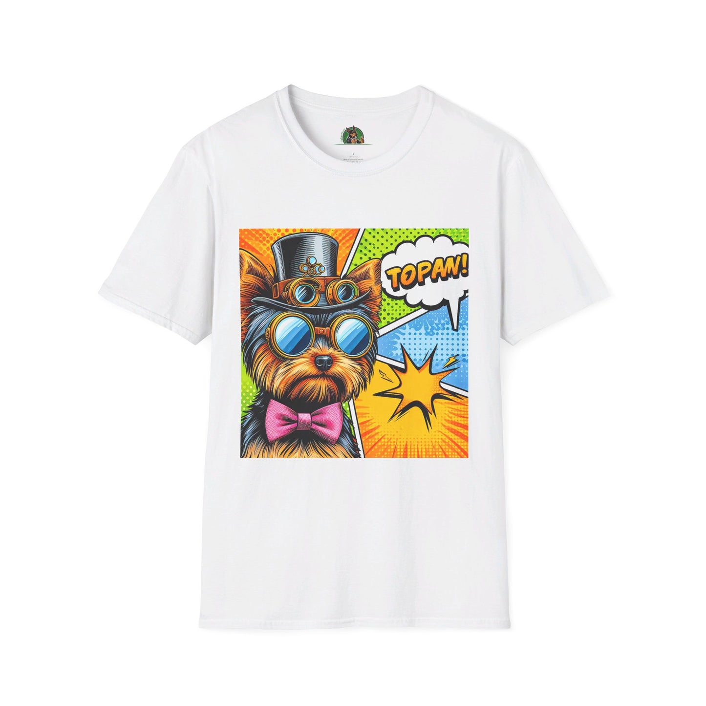 Wacky Yorkie T-Shirt Printify S White 