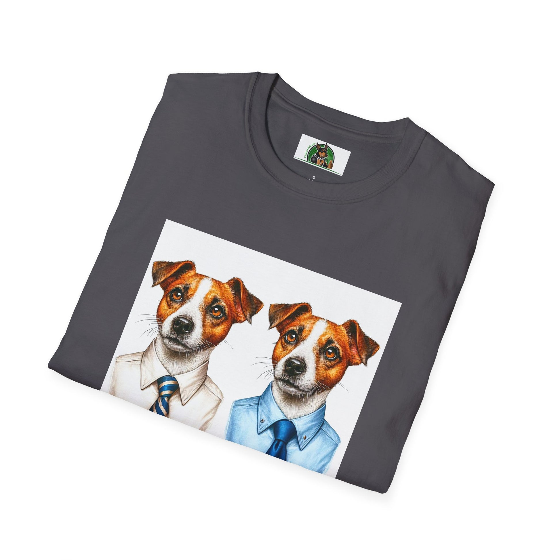 Jack Russell Business Buddies T-Shirt Printify