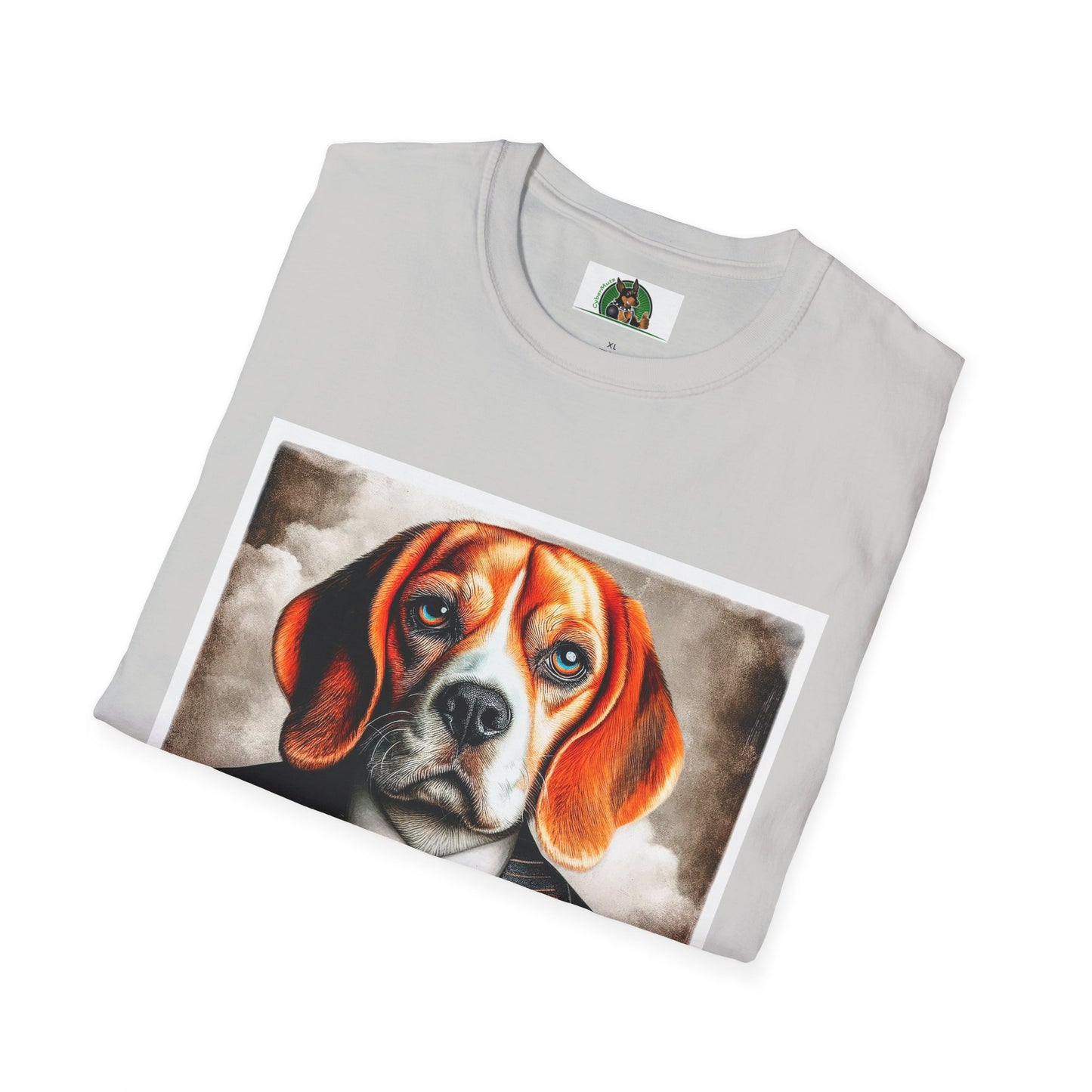 Beagle Wearing Power Suit T-Shirt Printify   