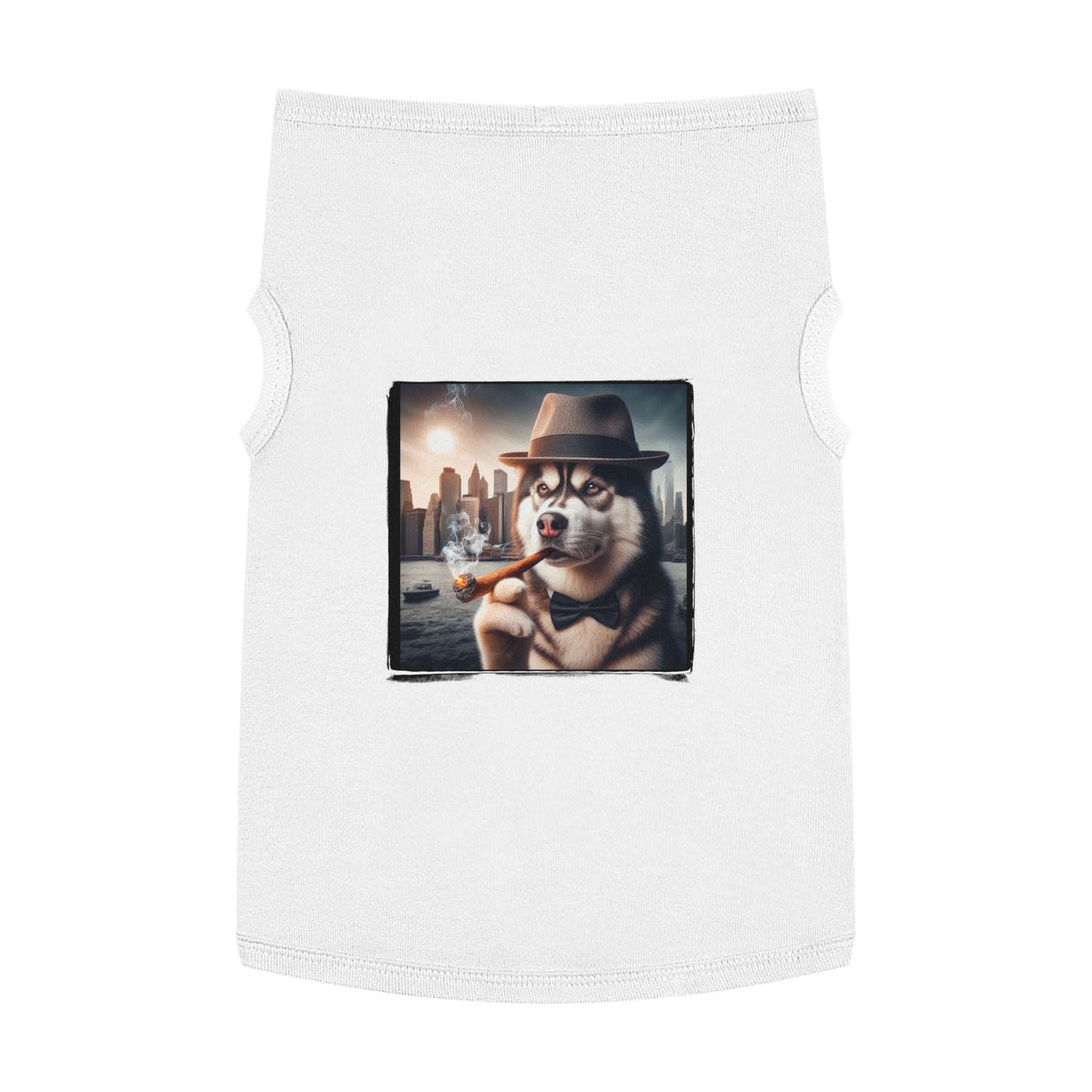 Pet Tank Top Husky Pets Printify XL White 