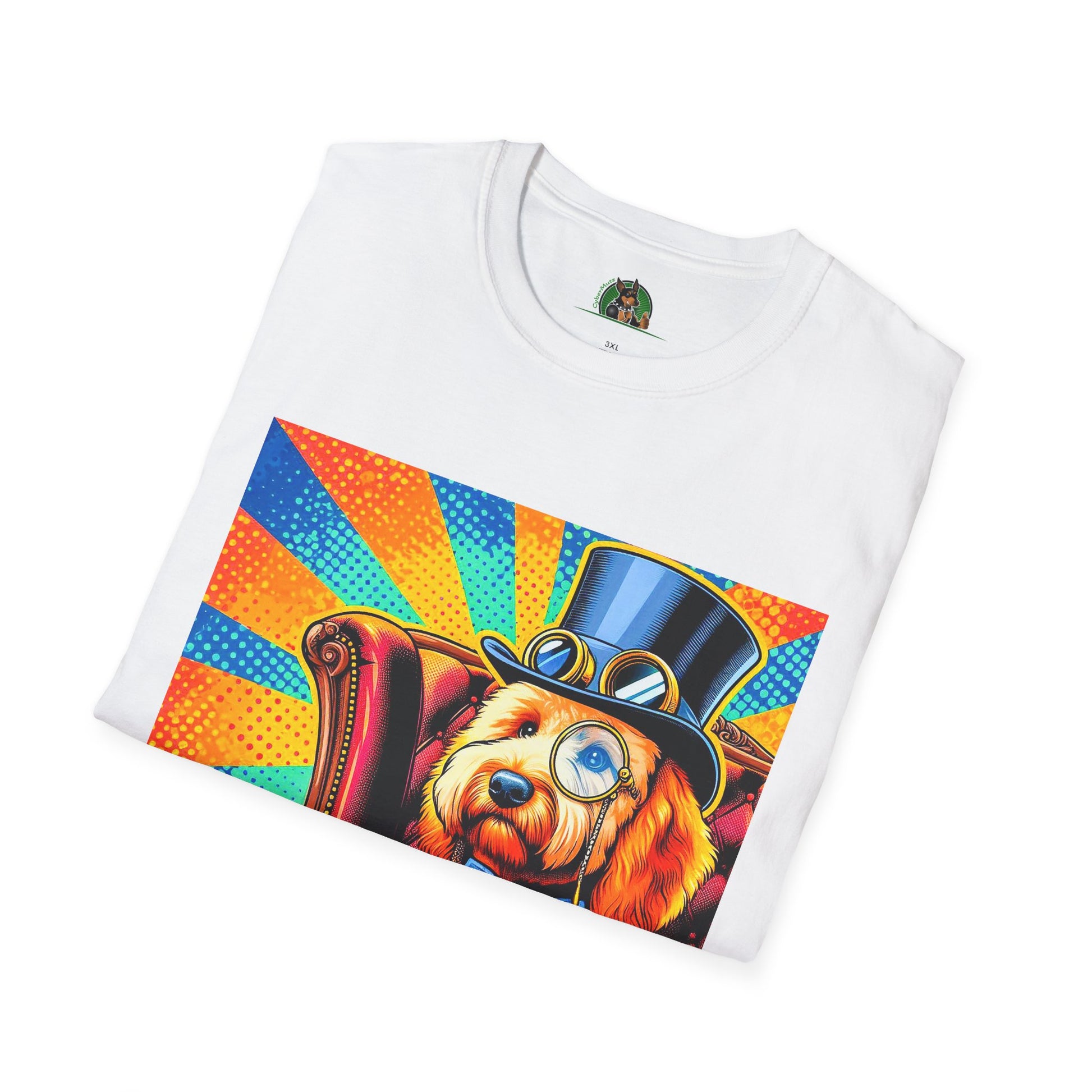Golden Doodle steam punk cutie shirt T-Shirt Printify
