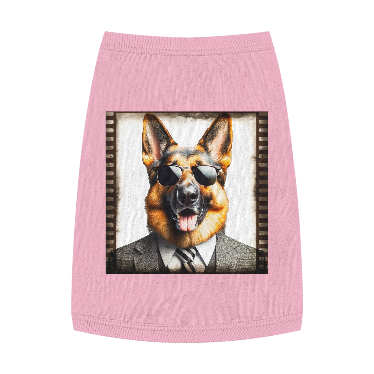 Pet Tank Top German Shepherd Pets Printify M Pink 