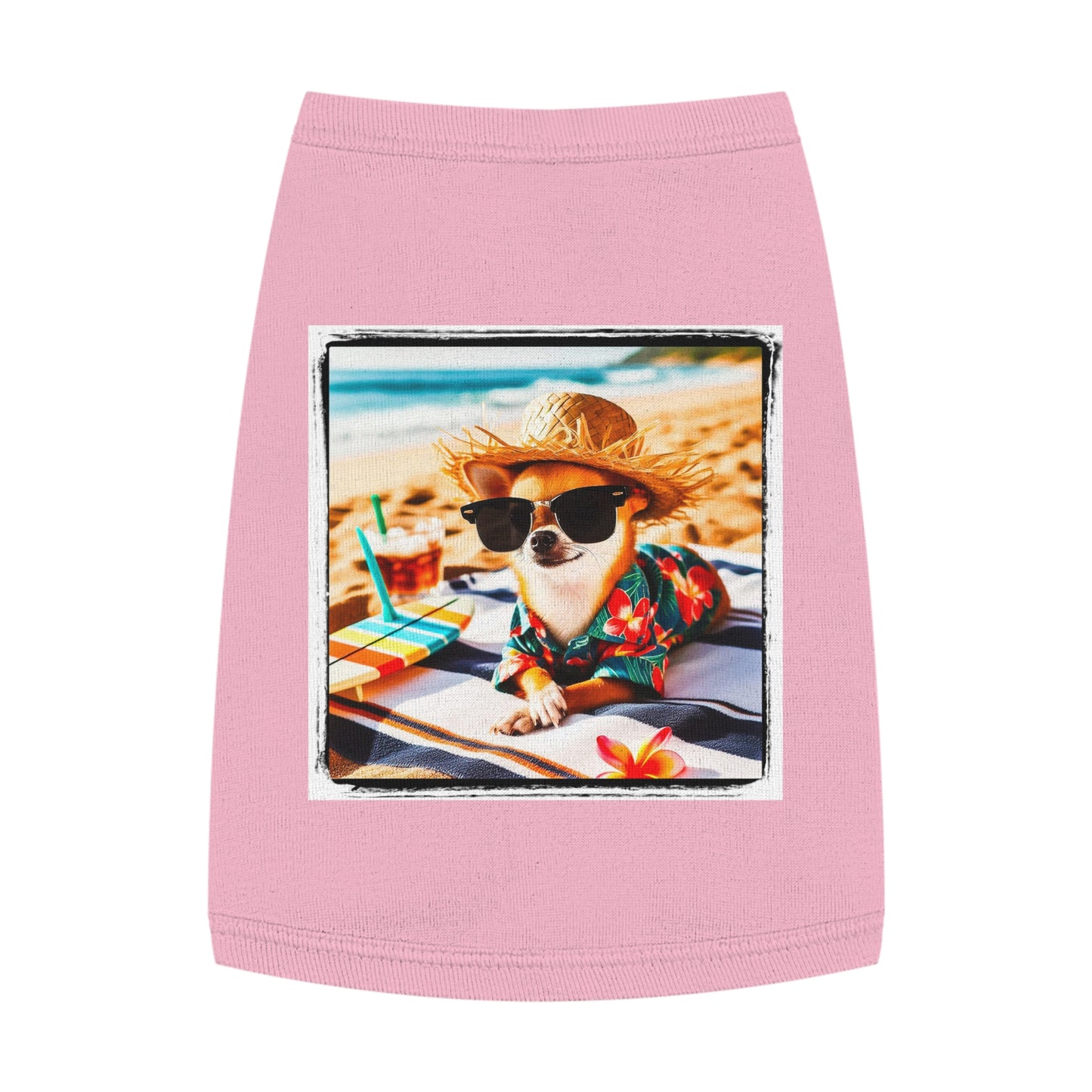 Pet Tank Top Chihuahua Pets Printify M Pink