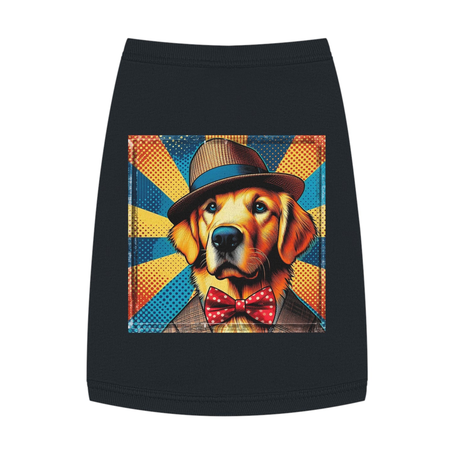 Golden Retriever pet tank top Pets Printify   