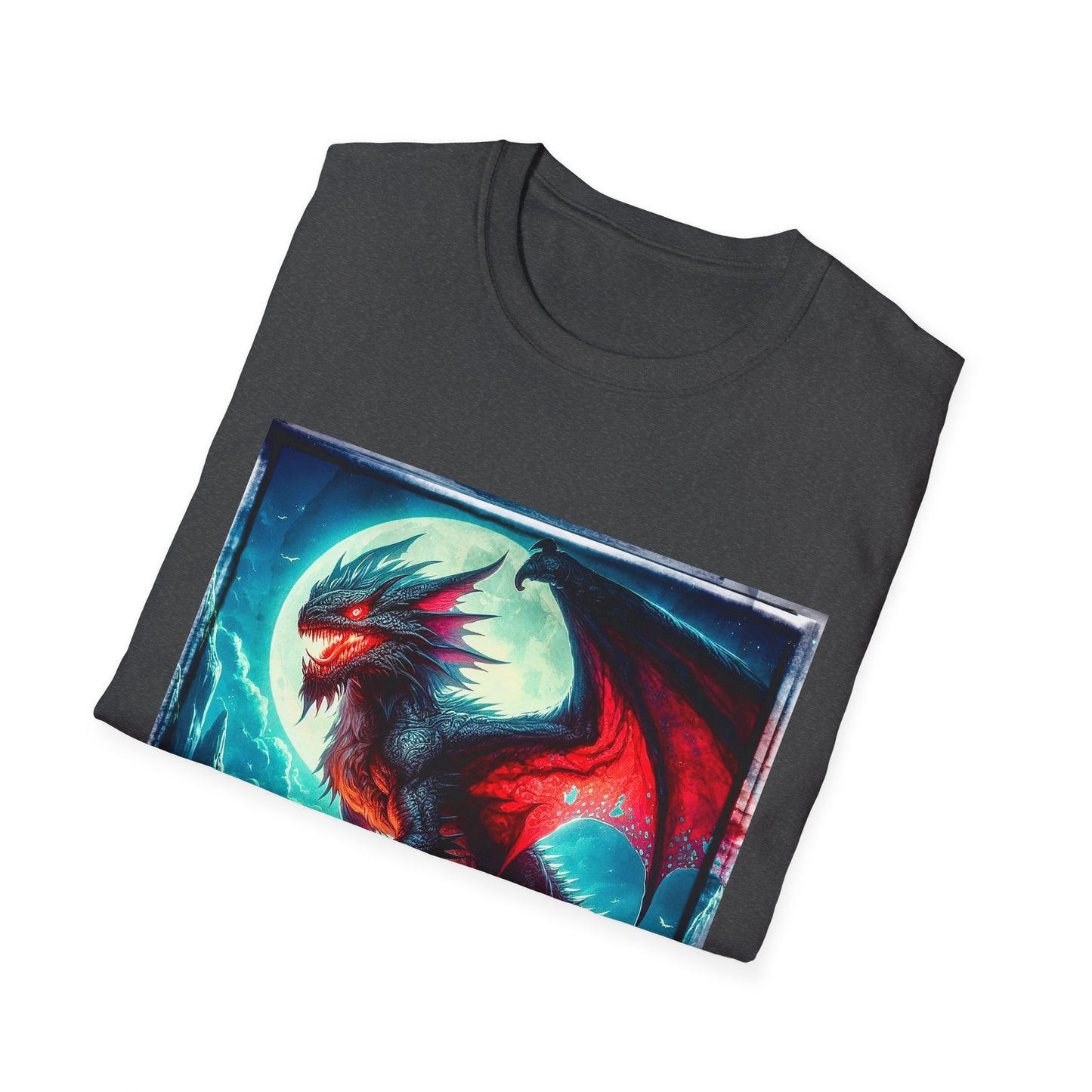 Chupacabra dragon t shirt T-Shirt Printify