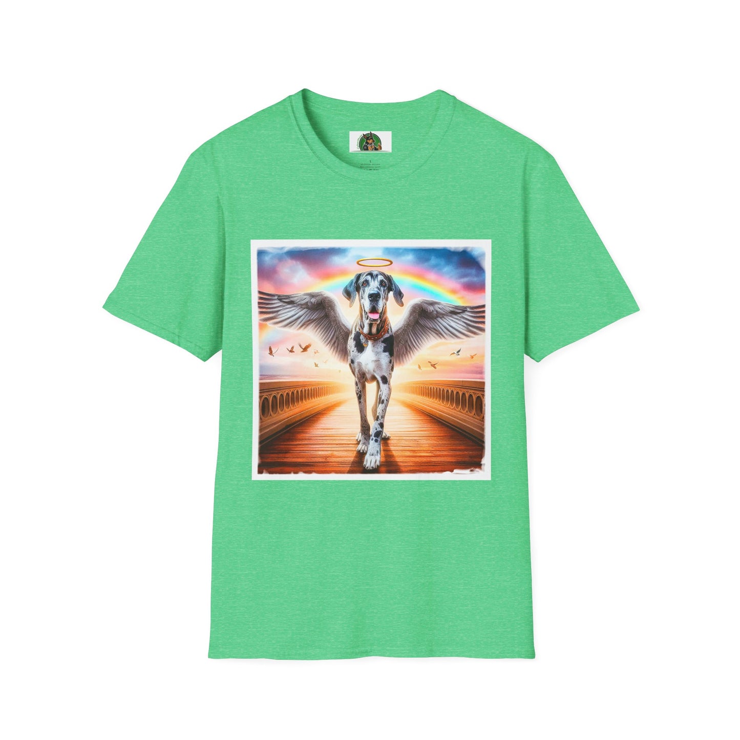 Great Dane T-Shirt Printify S Heather Irish Green