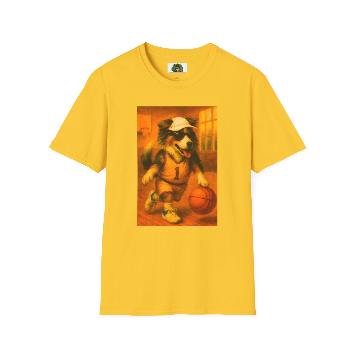 Sports Basketball Australian Shepherd T-Shirt T-Shirt Printify Daisy S